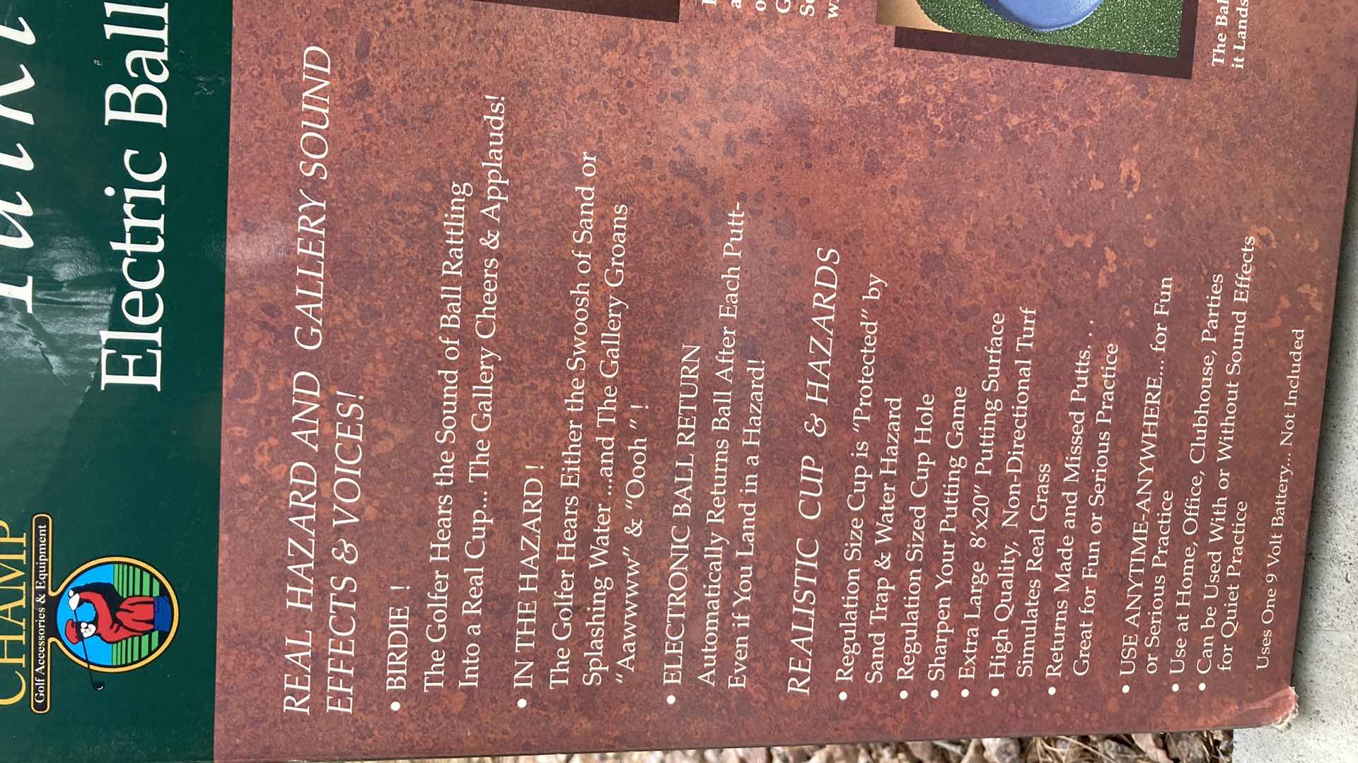 Photo 1 of CLUB CHAMP TALKING PUTT N HAZARDS