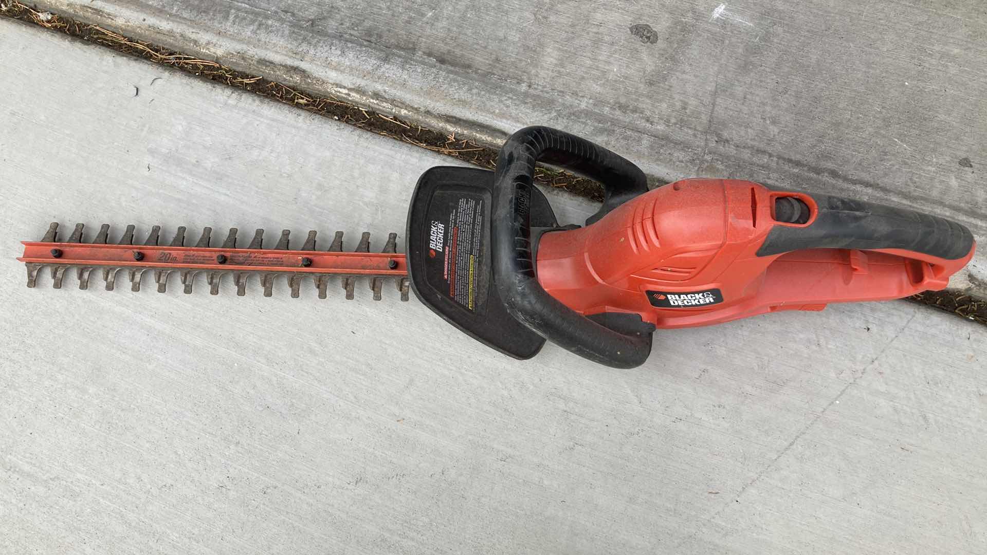 Photo 1 of BLACK & DECKER ELECTRIC HEDGE TRMMER, TORO ELECTRIC BLOWER W HOMELITE GAS CHAINSAW