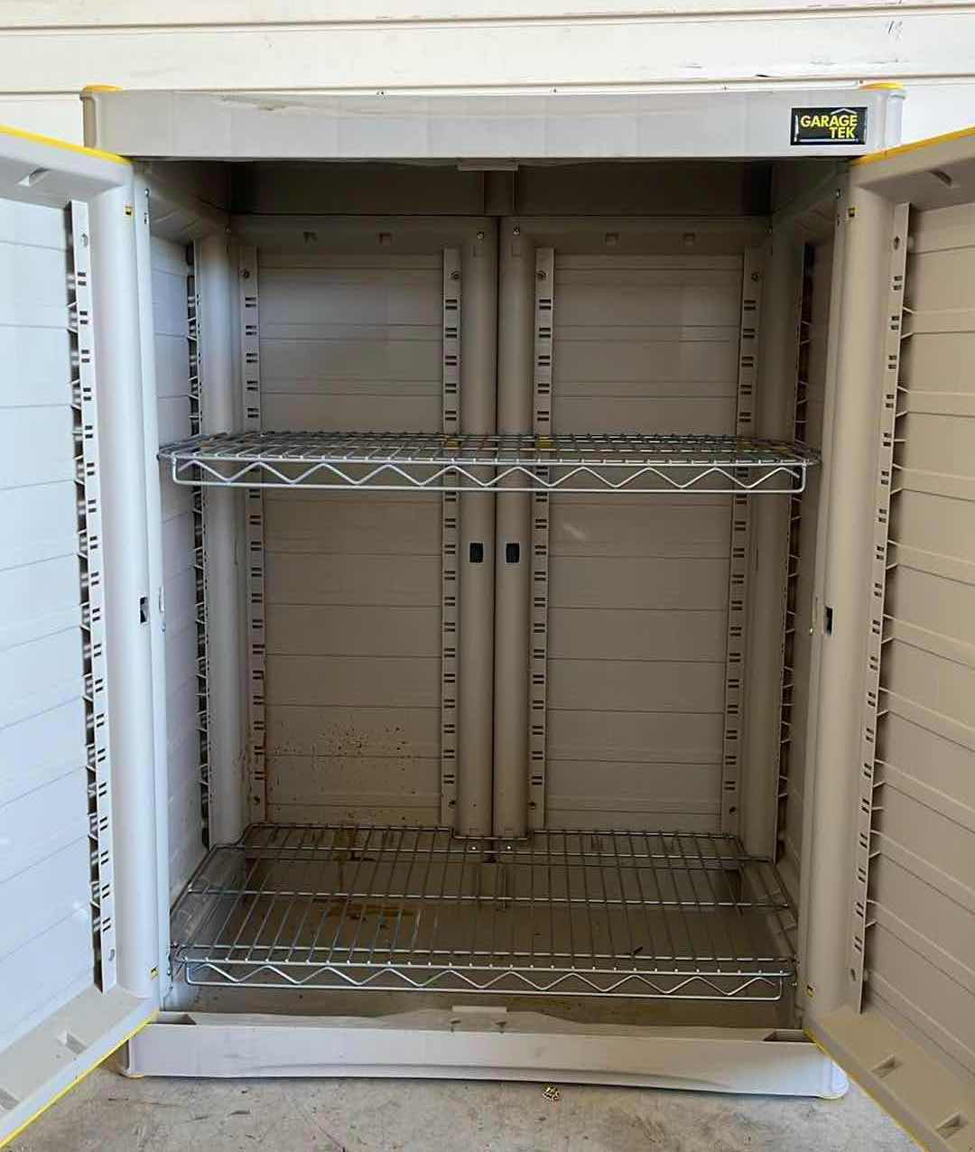 Photo 1 of GARAGE TEK ENCLOSED STORAGE CABINET 27.5” X 17.75” H35.5”