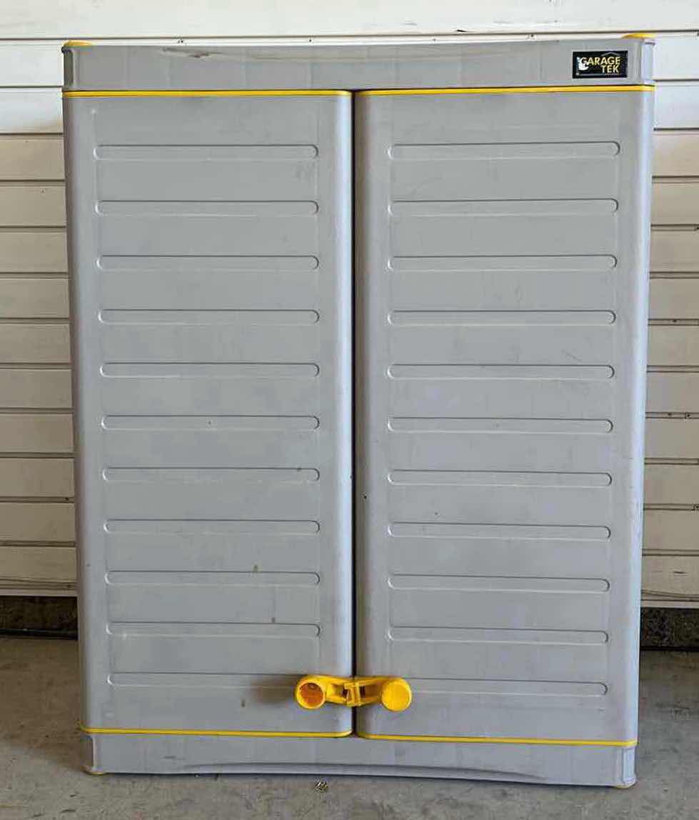 Photo 1 of GARAGE TEK ENCLOSED STORAGE CABINET 27.5” X 17.75” H35.5”