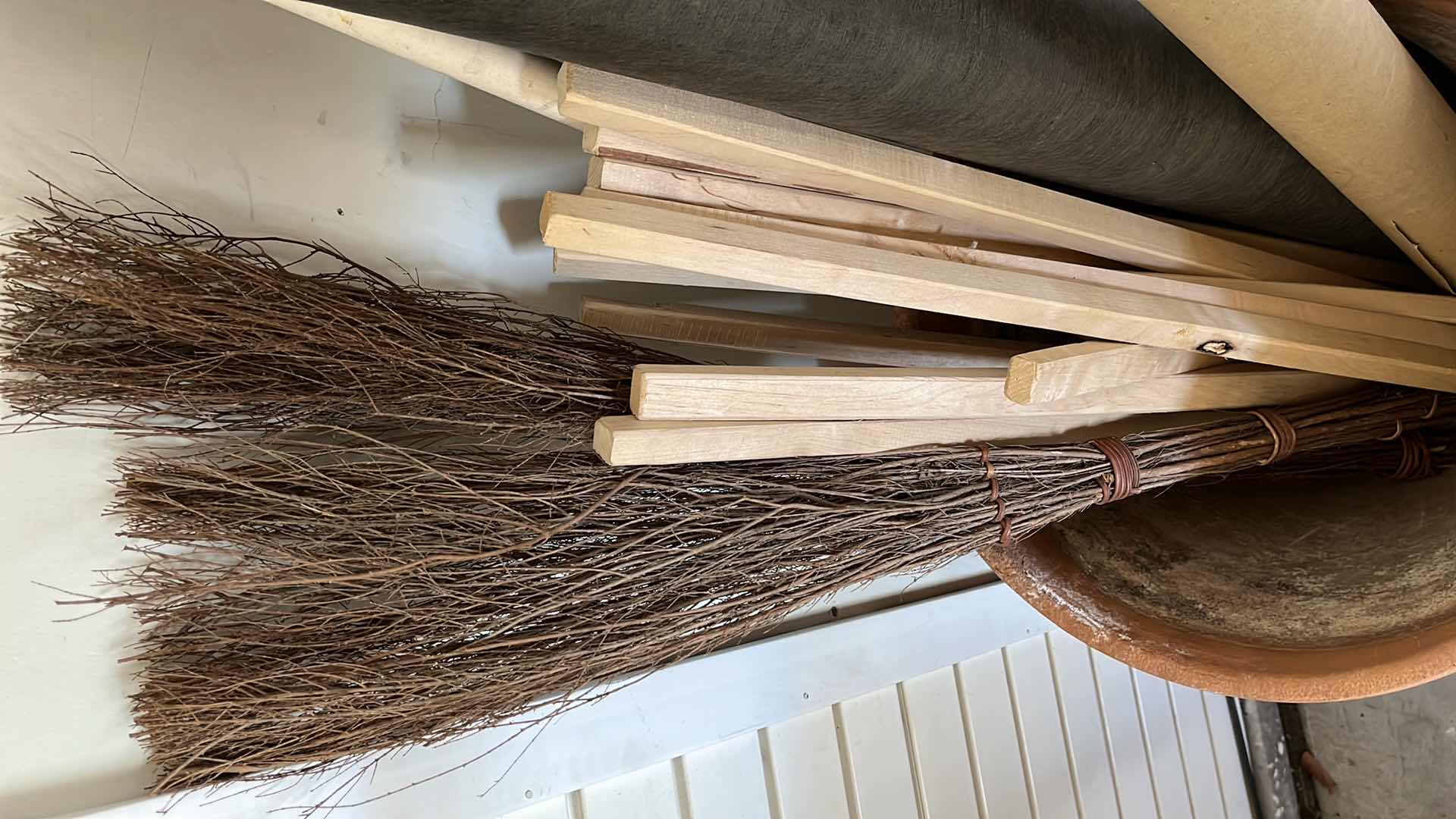 Photo 1 of PLANTER POTS (5) 18” X 14” W CONTENTS INCLUDED