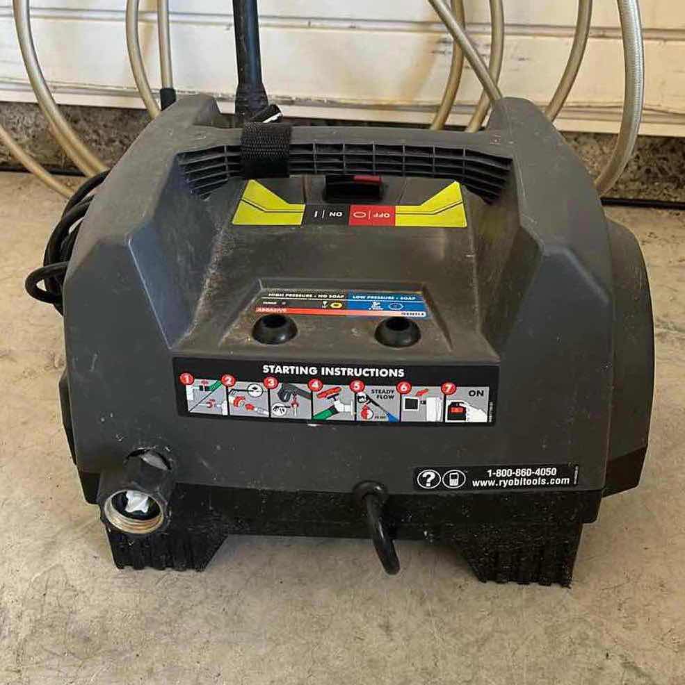 Photo 1 of RYOBI 1600PSI ELECTRIC PRESSURE WASHER 1.2GPM