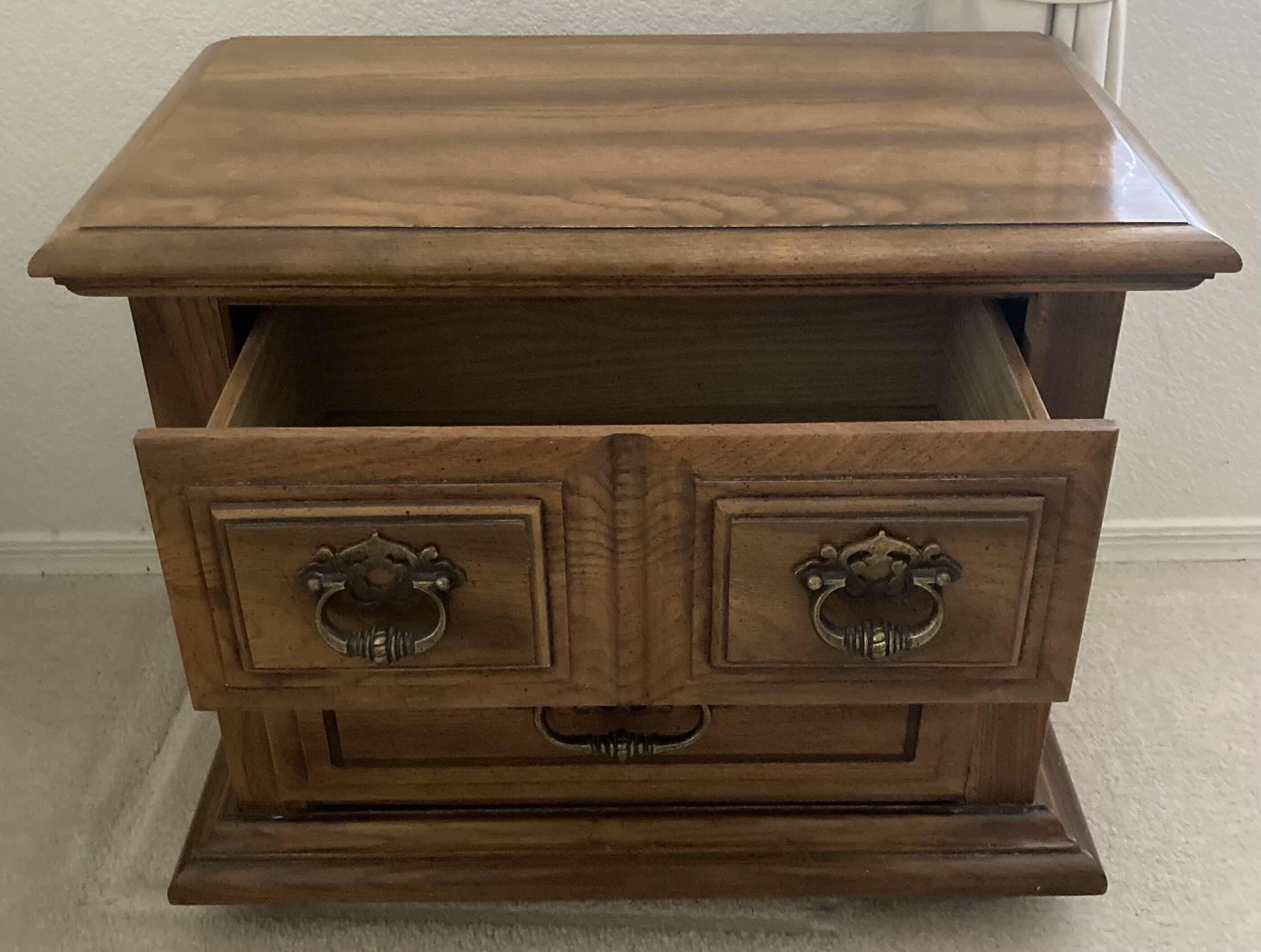 Photo 1 of MID CENTURY WOOD NIGHTSTAND 25” X 15” H22”