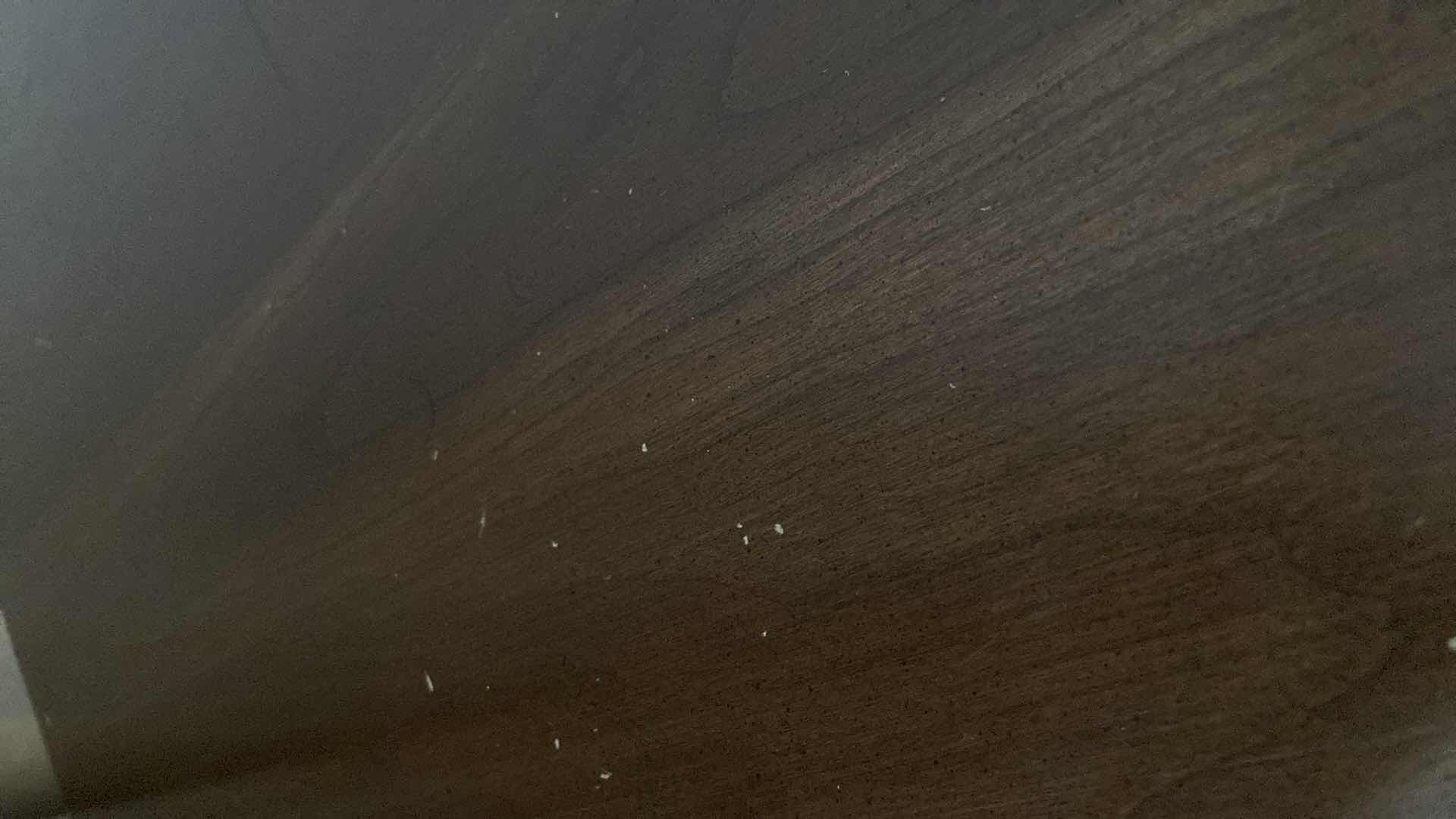 Photo 1 of ETHAN ALLEN CHERRY FINISH WOOD HEXAGONAL SIDE TABLE W CABINET 24” X 24” H22”