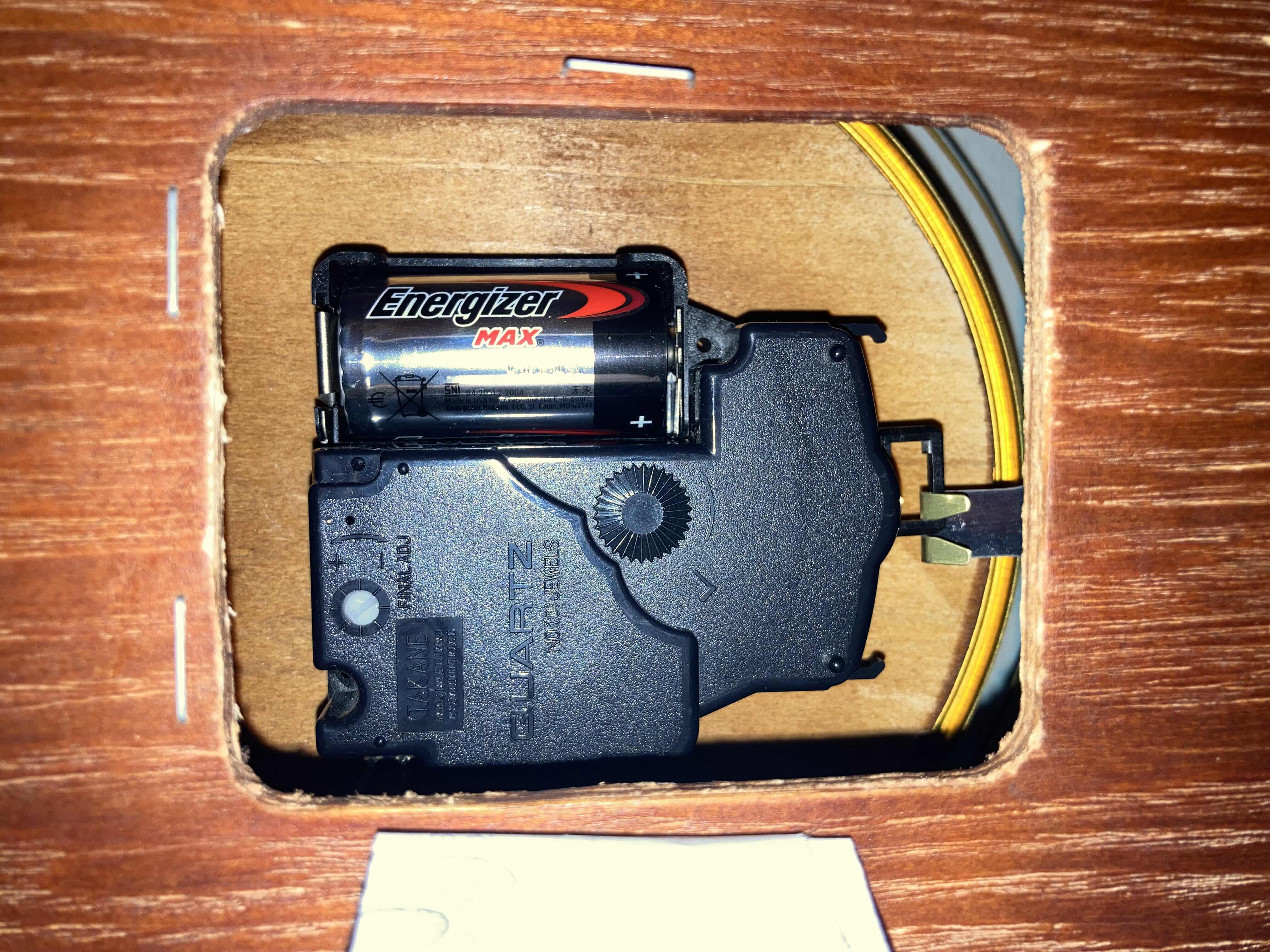 Photo 1 of STRAUSBOURG MANOR WESTMINSTER CHIME WALL CLOCK 12” X 5” H25.5”