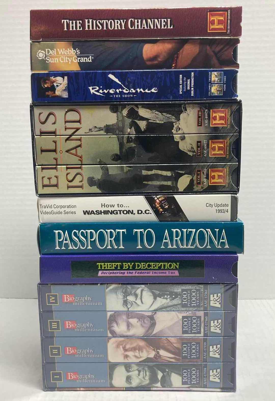 Photo 1 of VHS TAPES & DVDS- VARIOUS TITLES & GENRES