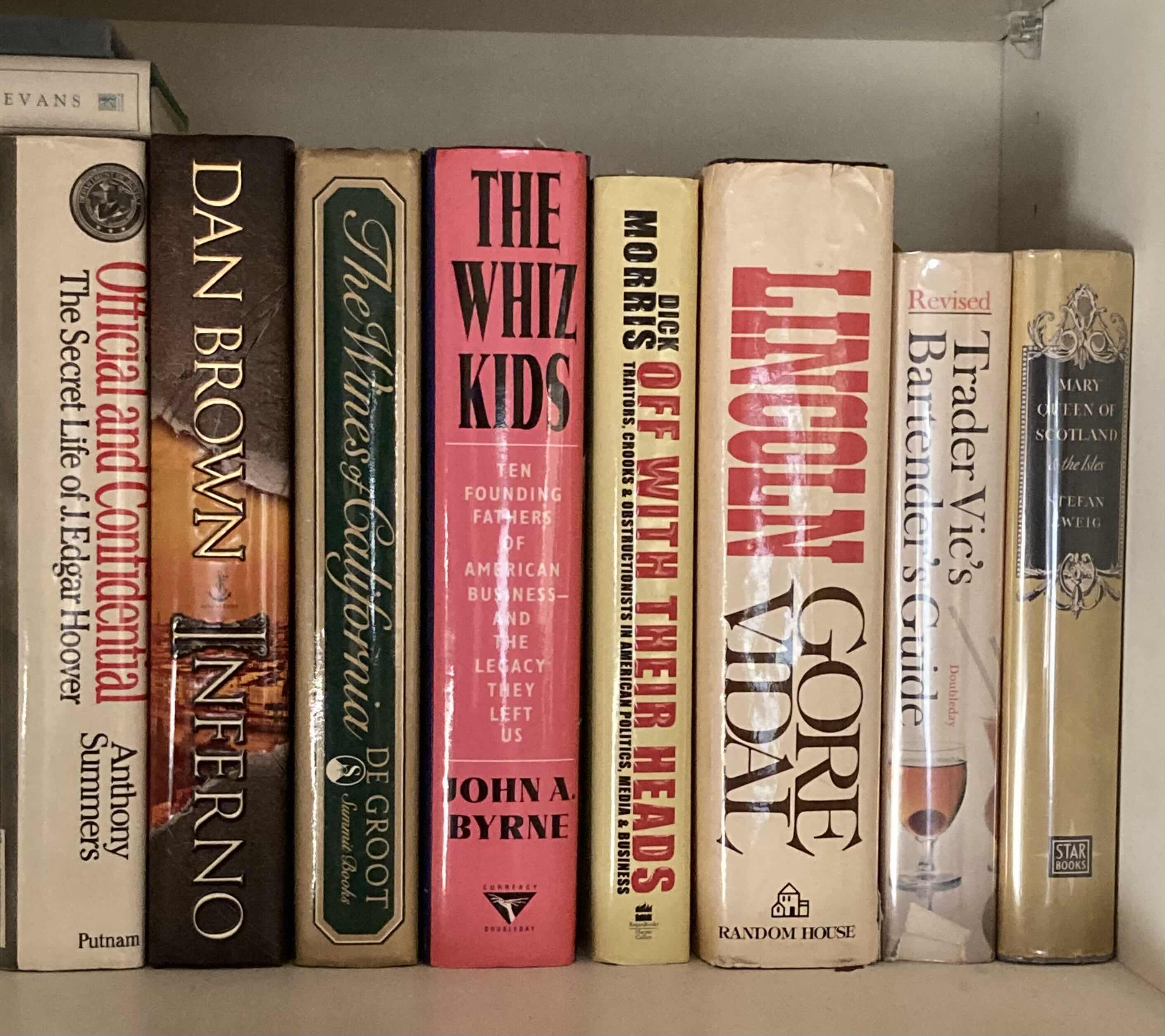 Photo 1 of BOOKS- BIOGRAPHY & NONFICTION HARD COVER BOOKS (17)