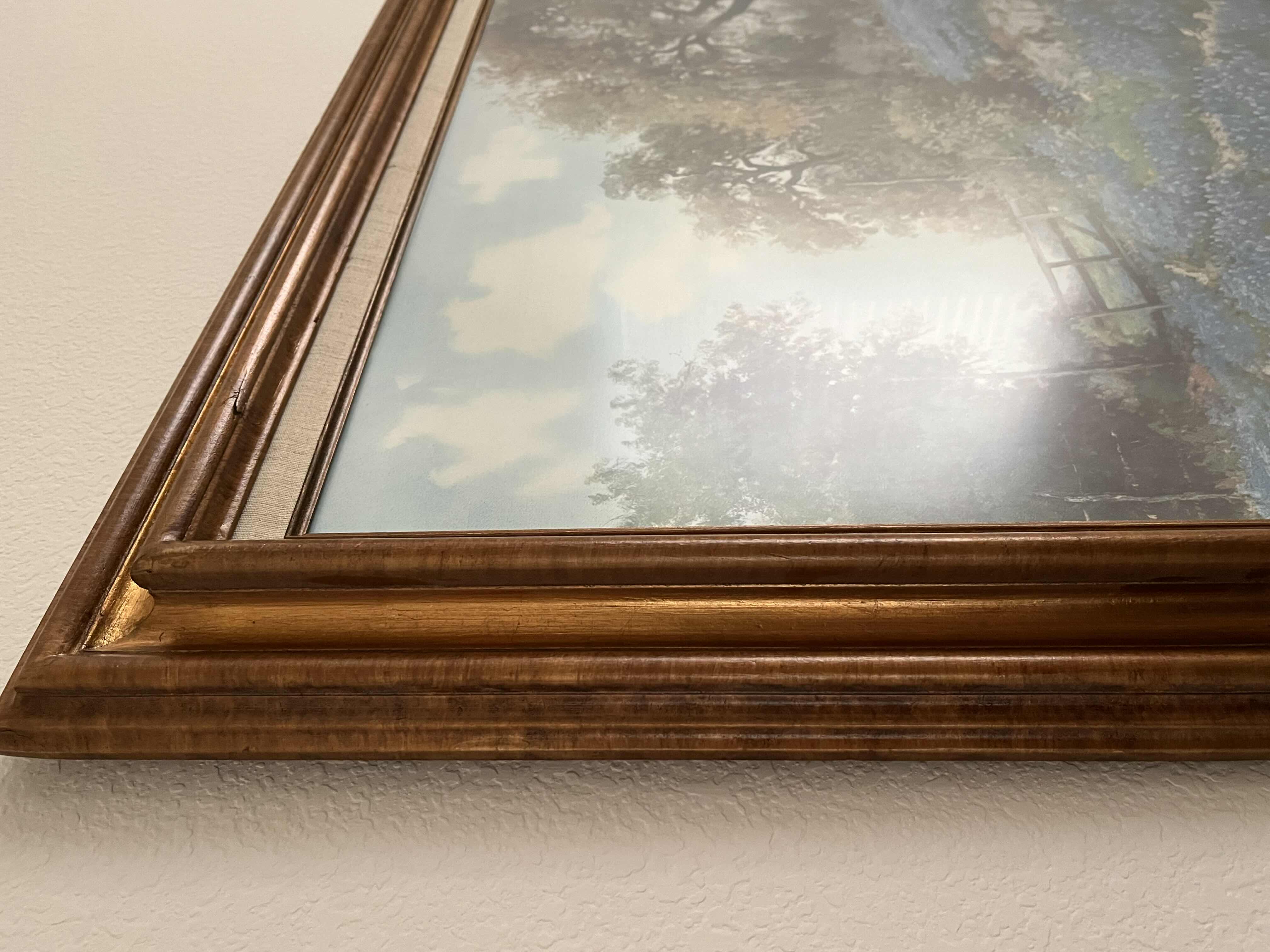 Photo 1 of BLUE BONNET FRAMED REPRINT ARTWORK BY PROFIRIO SALINAS 37” X 31”