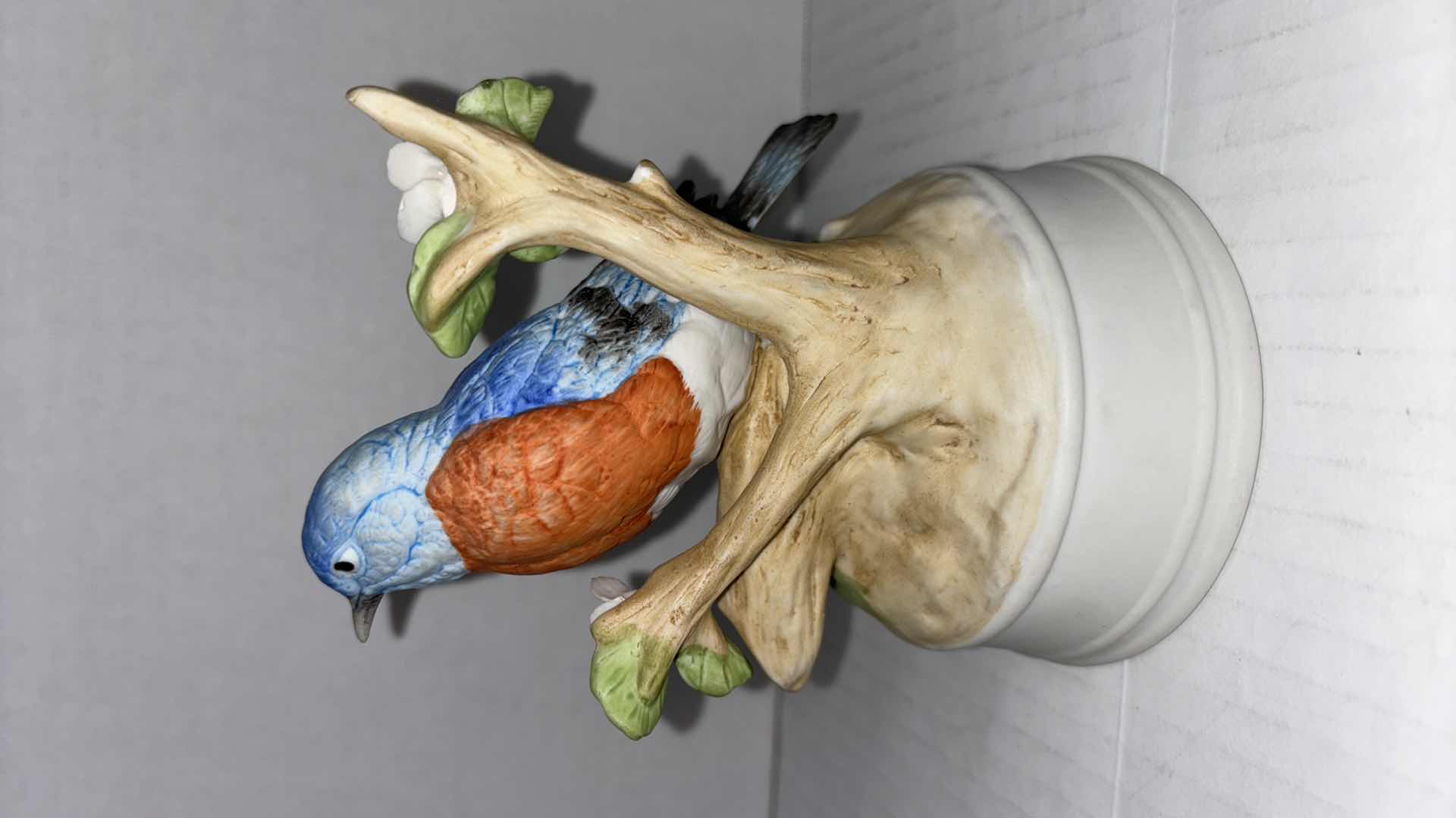 Photo 1 of PORCELAIN 5.5” BIRD FIGURINE/MUSIC BOX (MADE IN JAPAN)