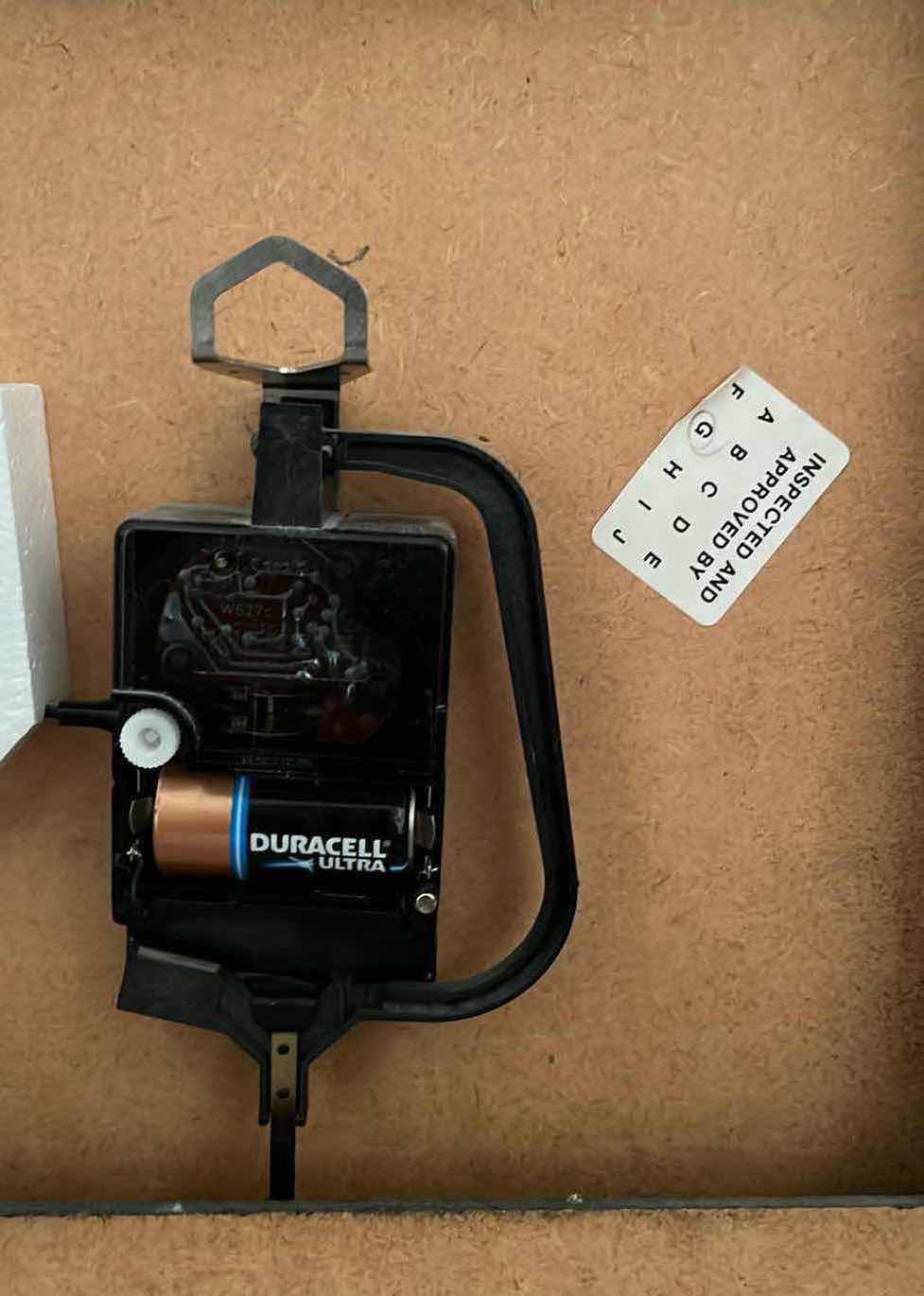 Photo 1 of SEXTON FLORAL THEME ANALOG CLOCK FACE WOOD HANGING CLOCK 12” X 3” H18”