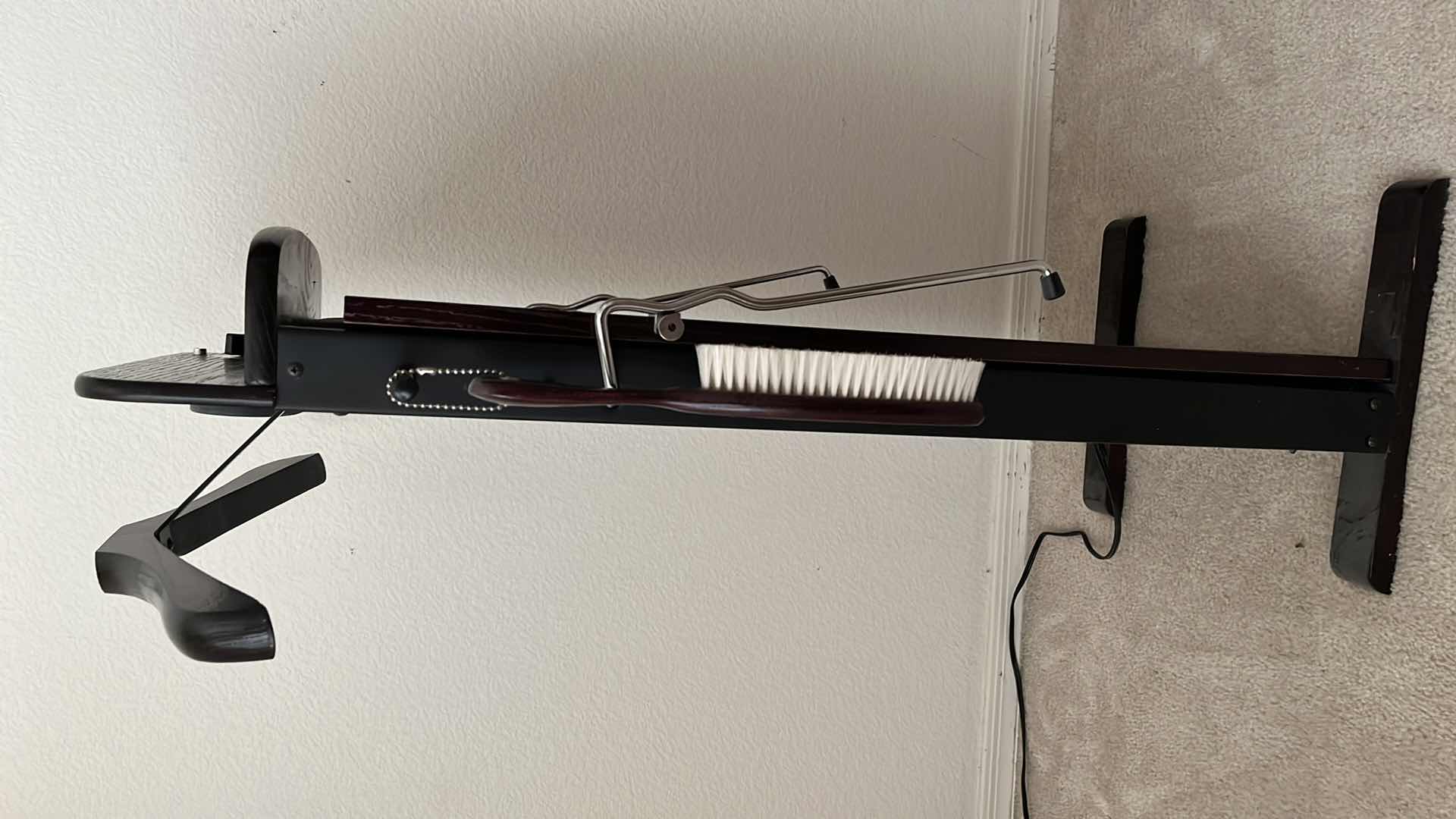 Photo 1 of GARMENT FINISHING EQUIPMENT DARK WOOD FINISH PANTS PRESSER MODEL 8403