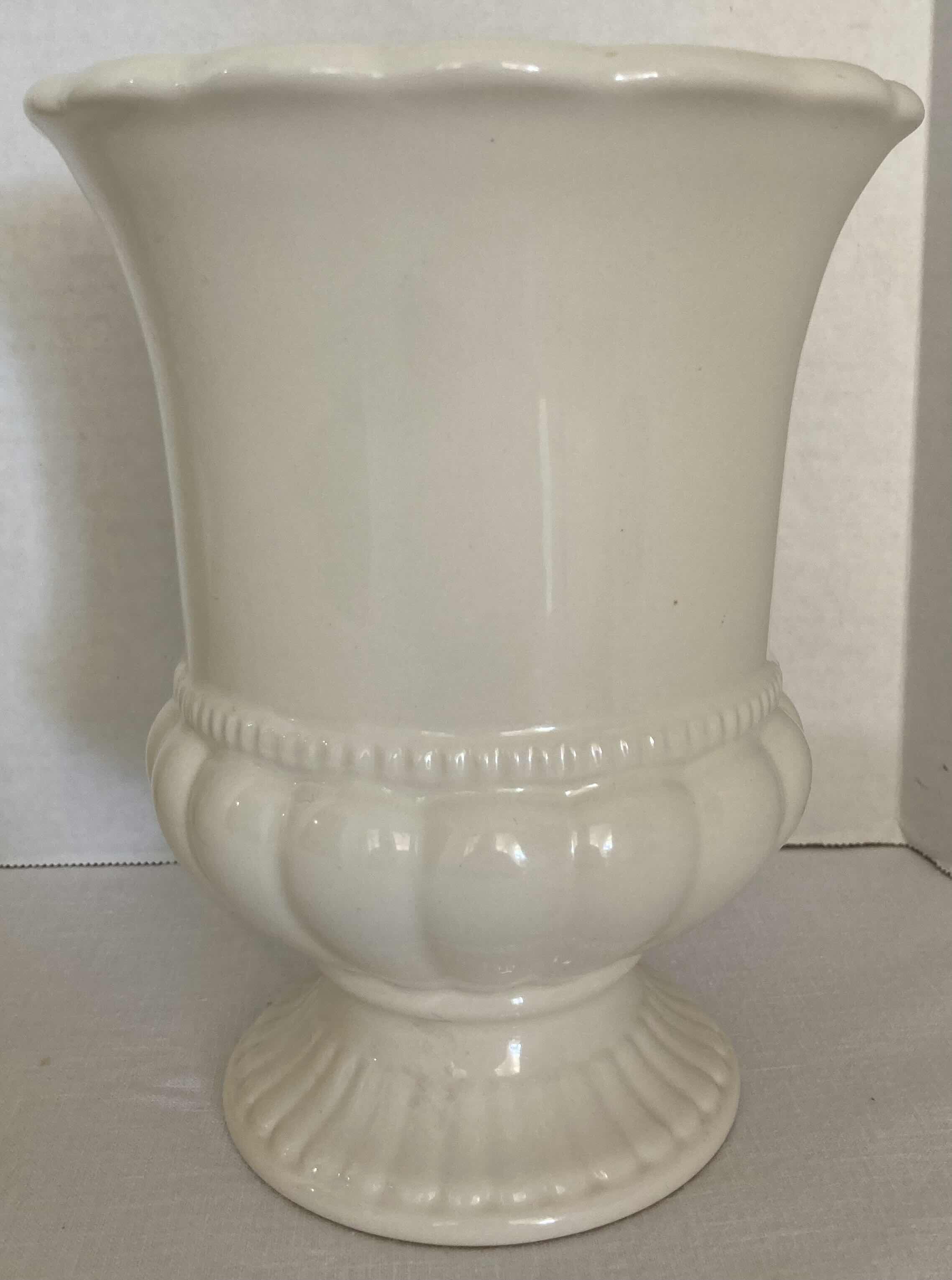 Photo 1 of HOME CREAM CERAMIC ARTICHOKE STATUE & URN PLANTER H12.5”
