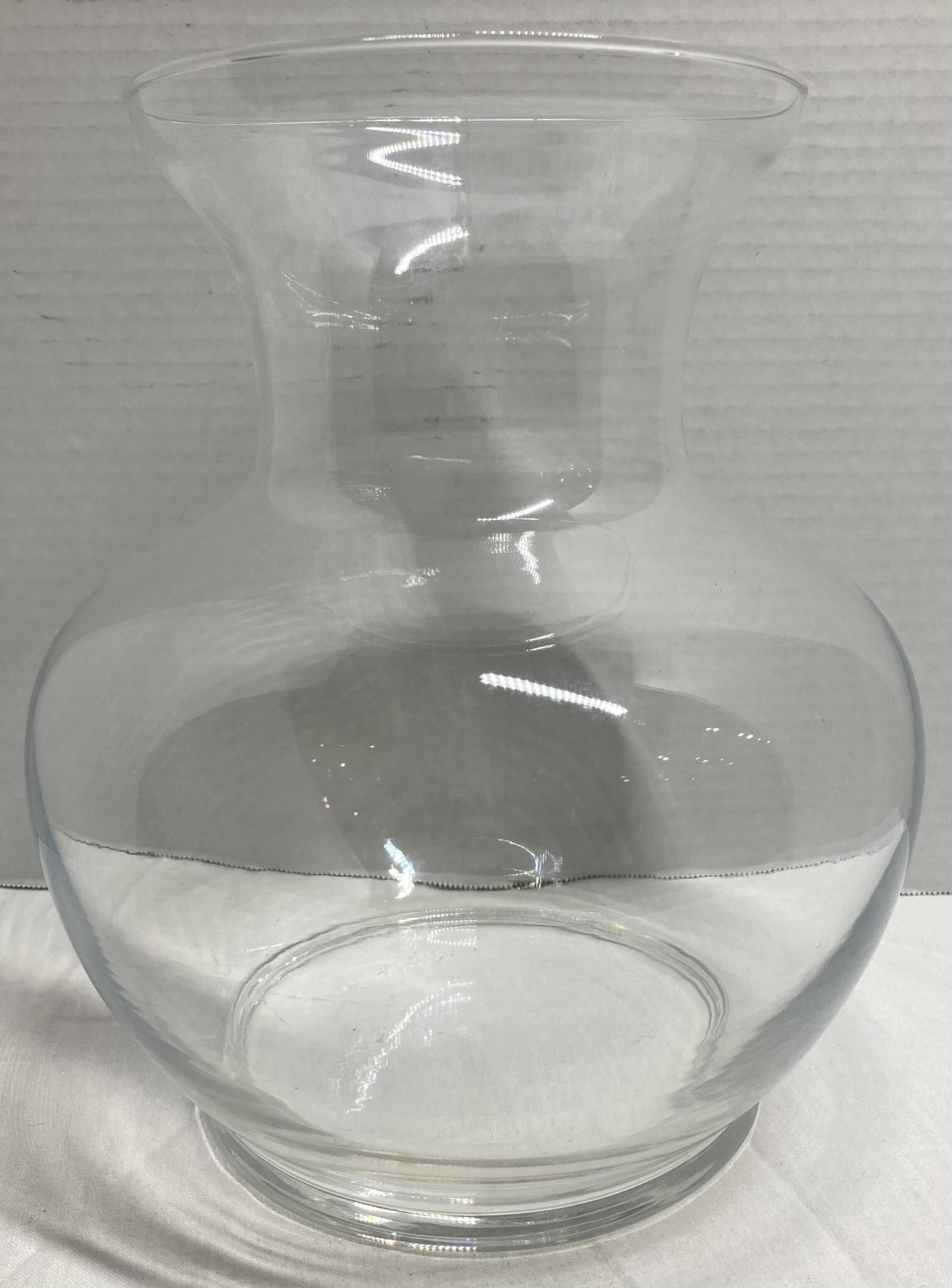 Photo 1 of PRINCESS HOUSE CLEAR GLASS VASE H11”