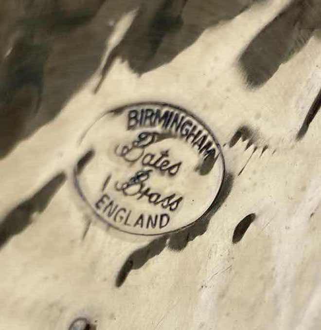 Photo 1 of BATES BRASS BUCKET W BOUQUET 8” X 8” H7.5”