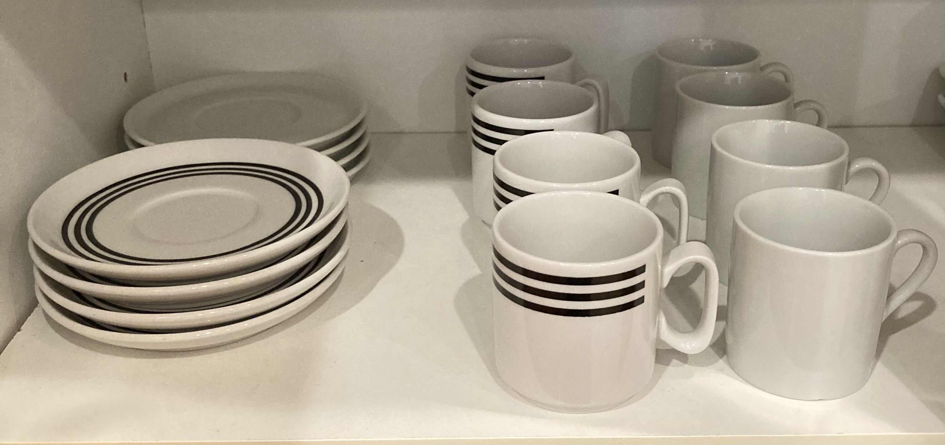 Photo 1 of CONTENTS OF CABINET- SAUCERS, TEA CUPS , PLATES & SAKE SET