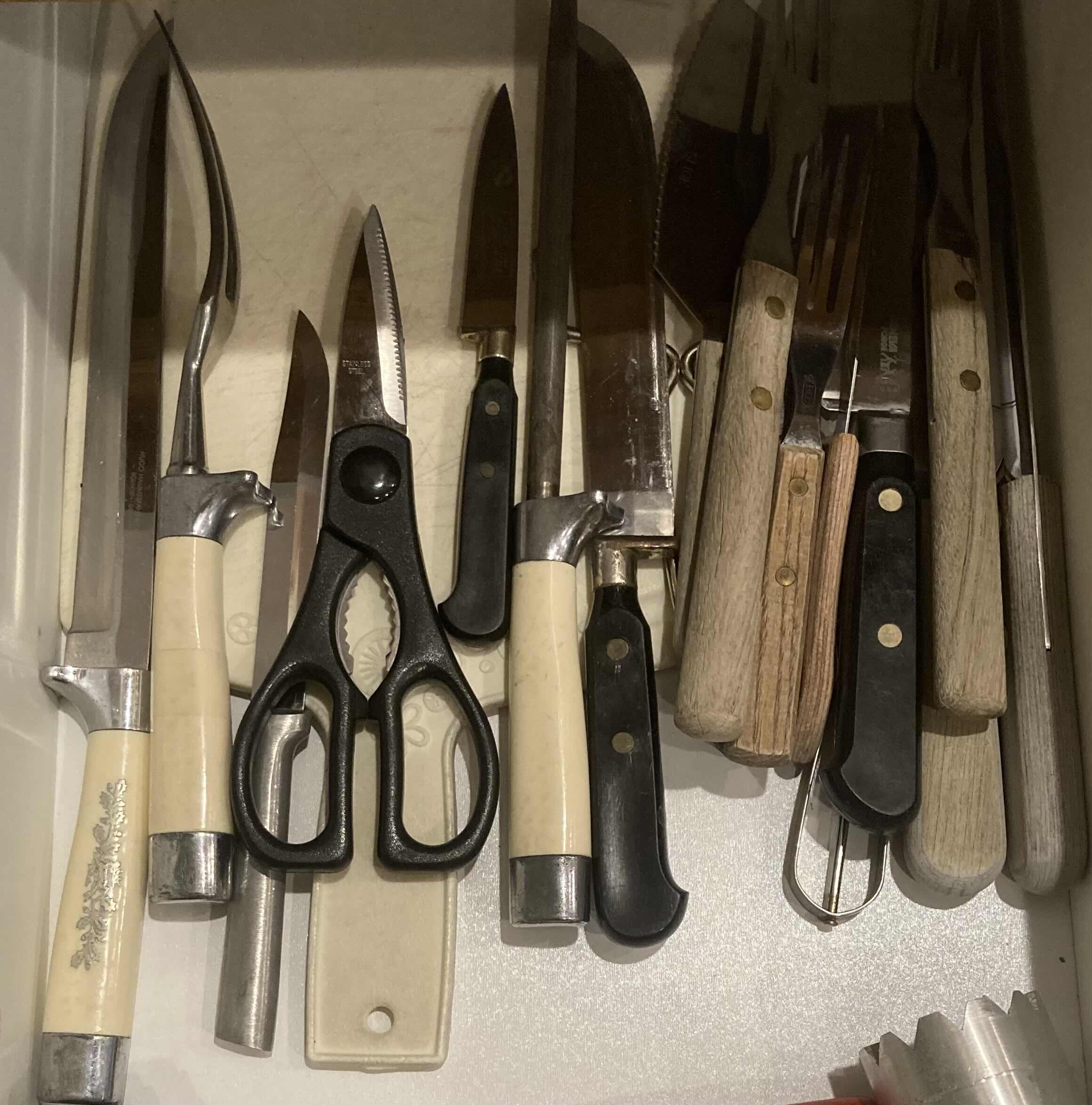 Photo 1 of CONTENTS OF DRAWER- KNIVES & MEAT TENDERIZERS
