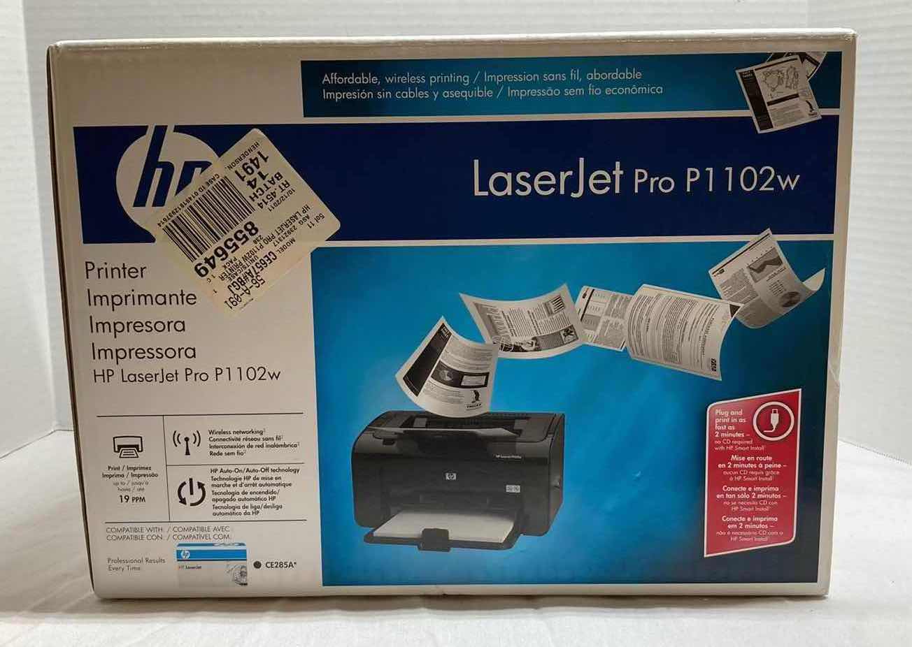Photo 1 of HP LASERJET PRO PRINTER MODEL P1102W