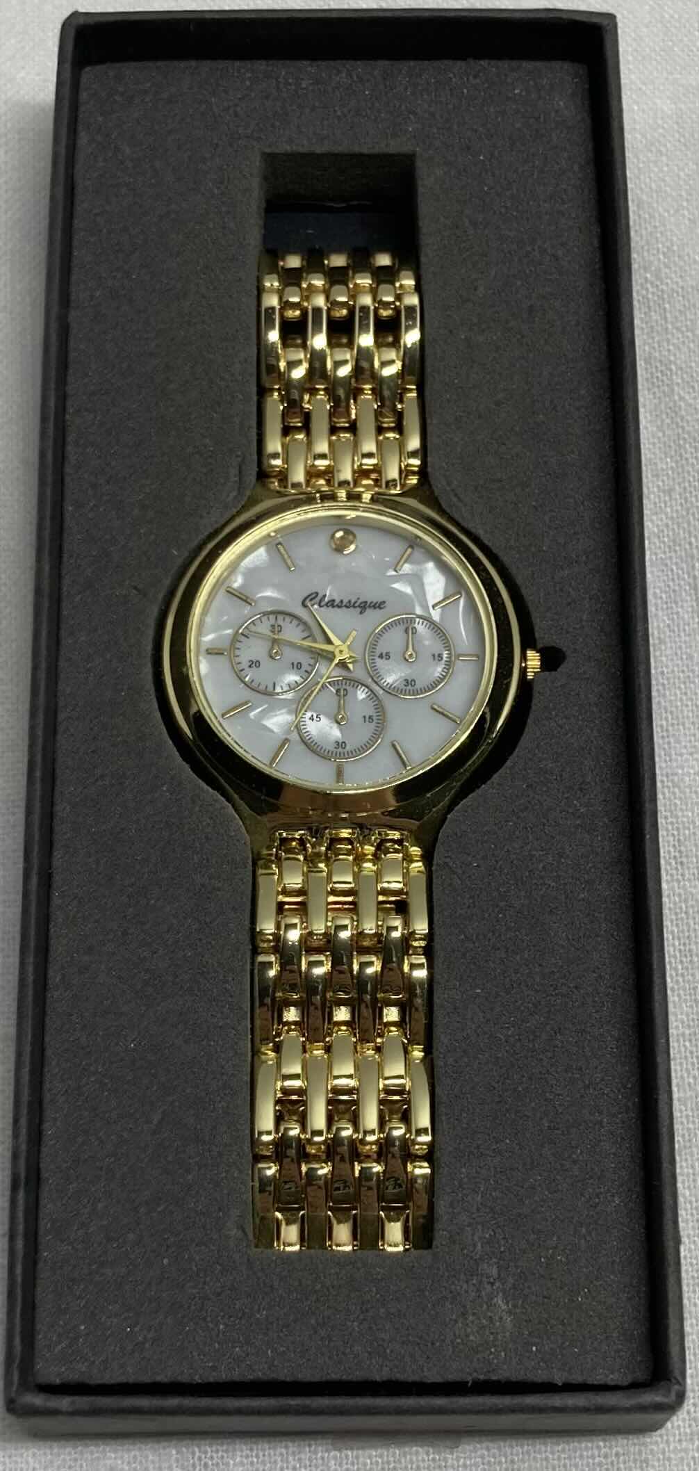 Photo 1 of CLASSIQUE GOLD FINISH WOMEN’S WRISTWATCH
