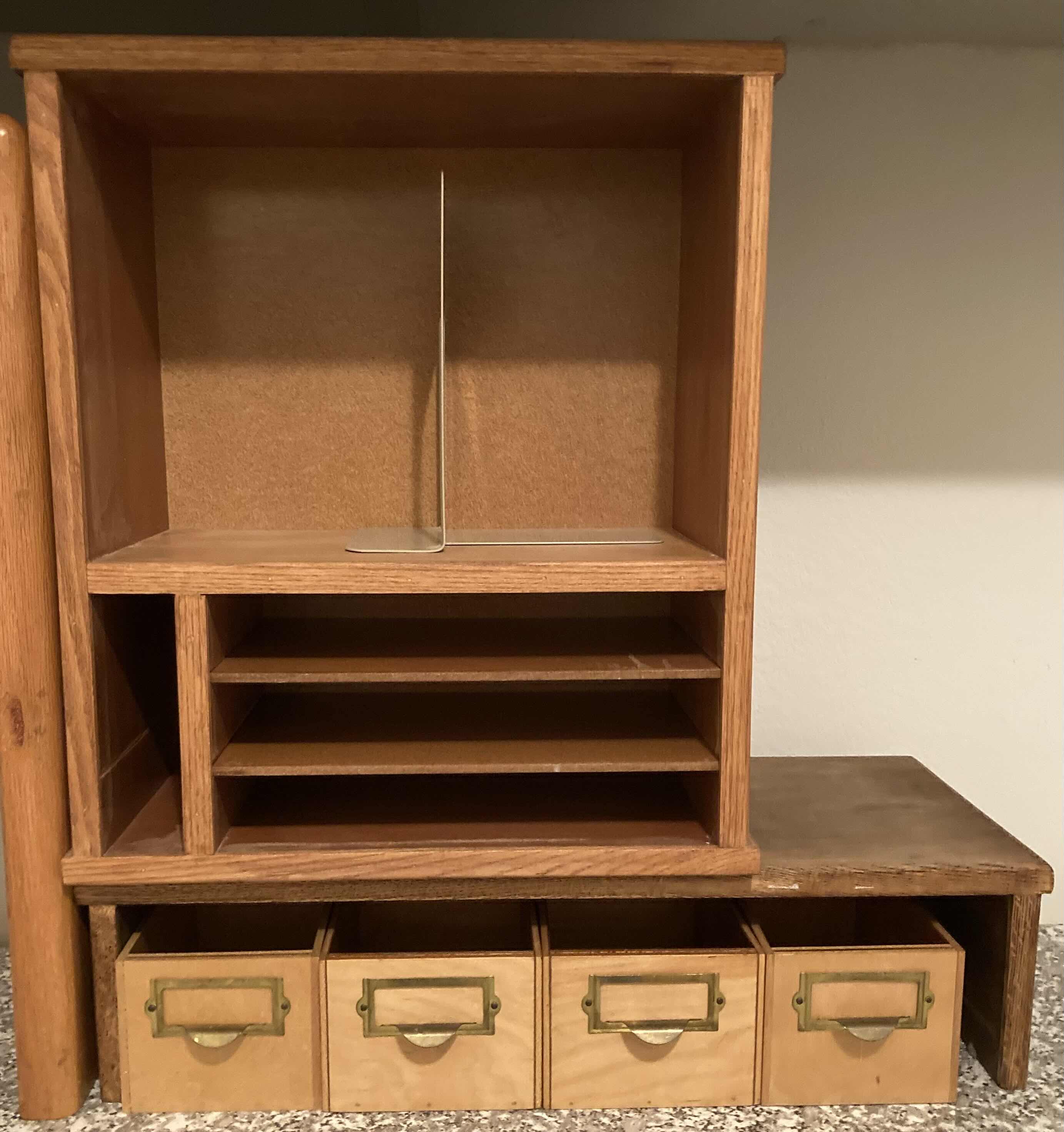 Photo 1 of DESKTOP ORGANIZER SHELVES & DRAWERS