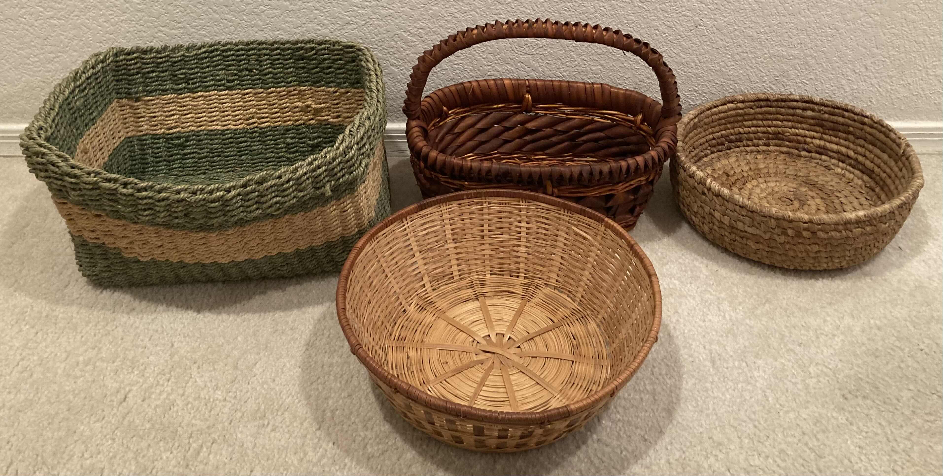 Photo 1 of BASKETS VARIOUS STYLES & SIZES (10)