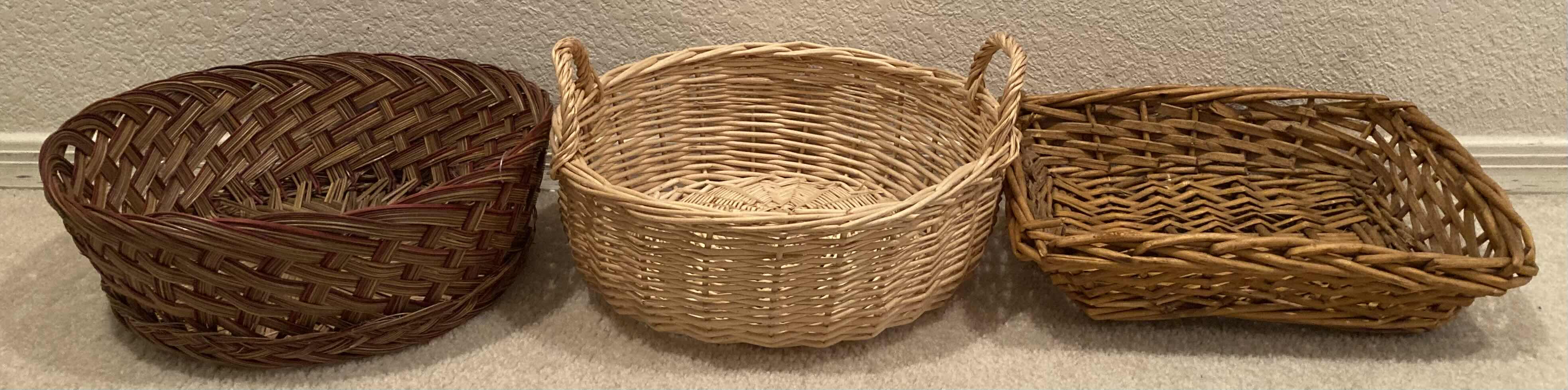 Photo 1 of BASKETS VARIOUS STYLES & SIZES (10)