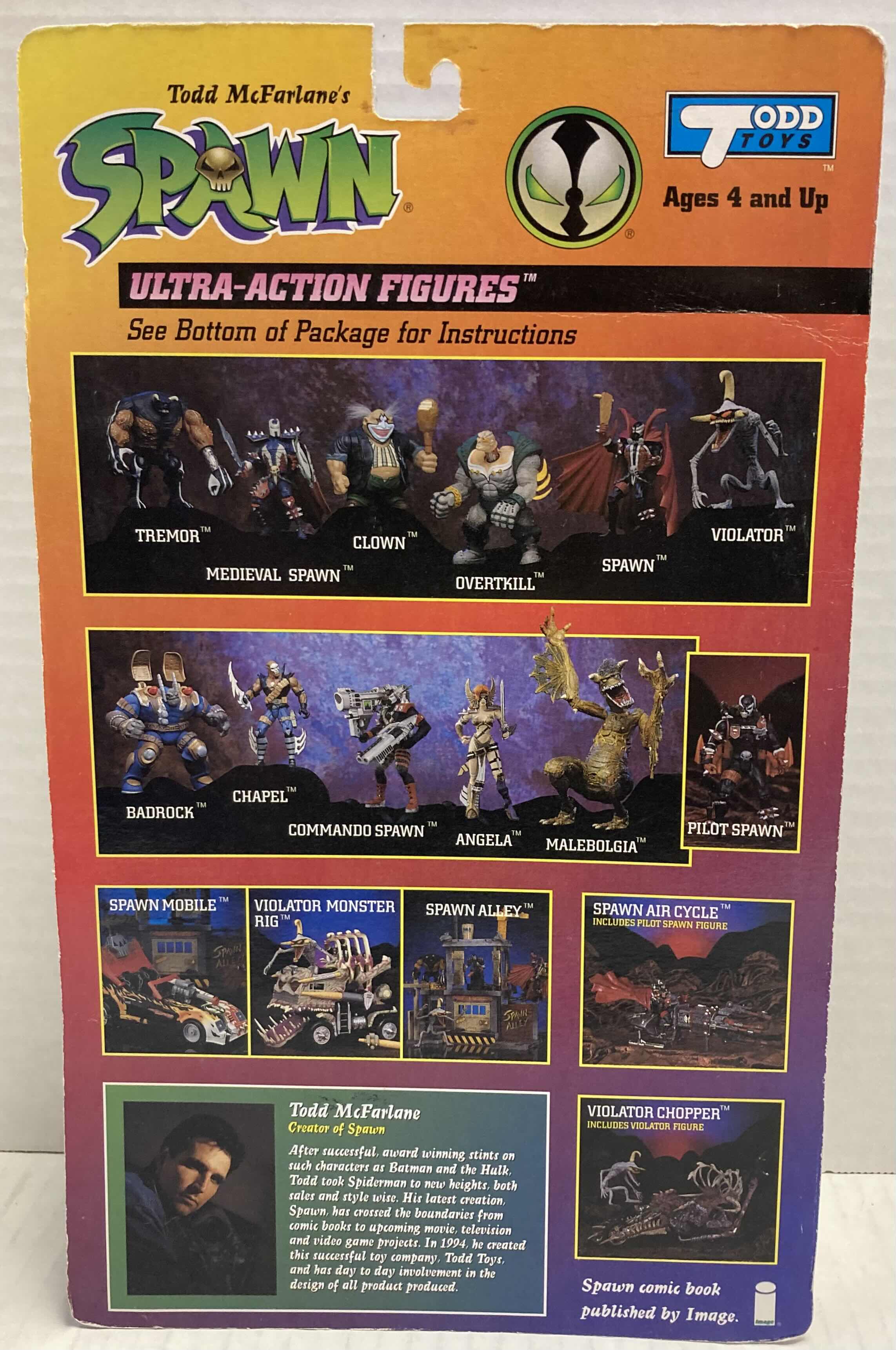 Photo 1 of TODD TOYS “YOUNGBLOOD CHAPEL” SPAWN DELUXE EDITION ULTRA ACTION FIGURES