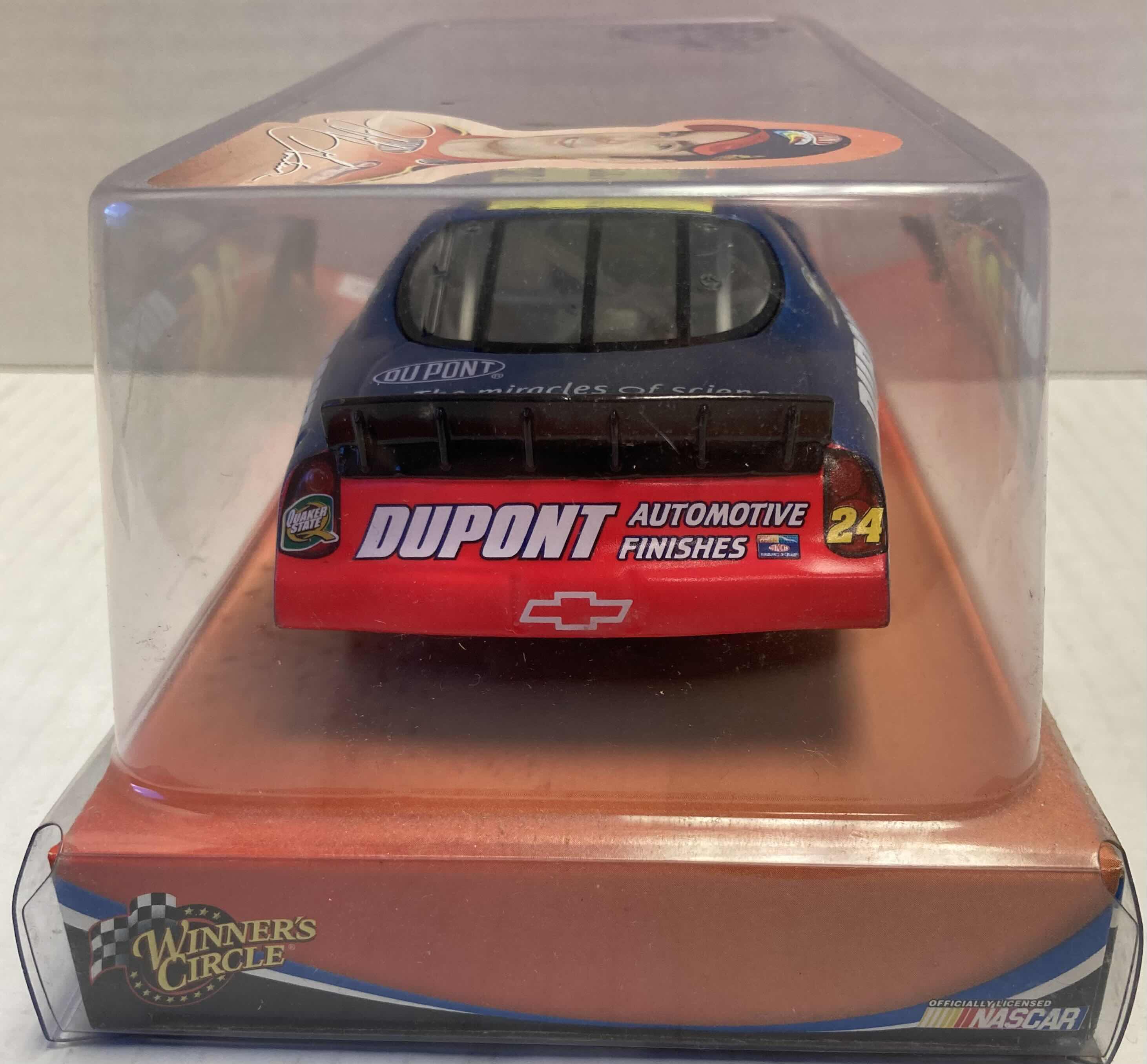 Photo 1 of WINNER’S CIRCLE JEFF GORDON #24 BLUE/RED FLAME  CHEVY MONTE CARLO COLLECTIBLE TIN CAR & TOY NASCAR