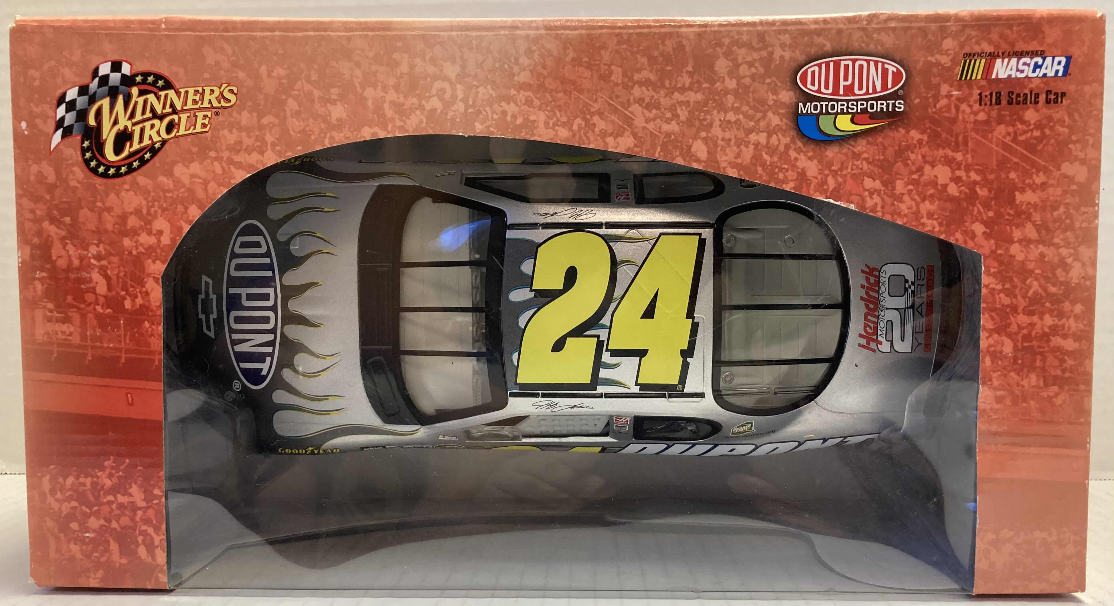 Photo 1 of WINNER’S CIRCLE JEFF GORDON #24 GREY CHEVY MONTE CARLO COLLECTABLE TOY CAR