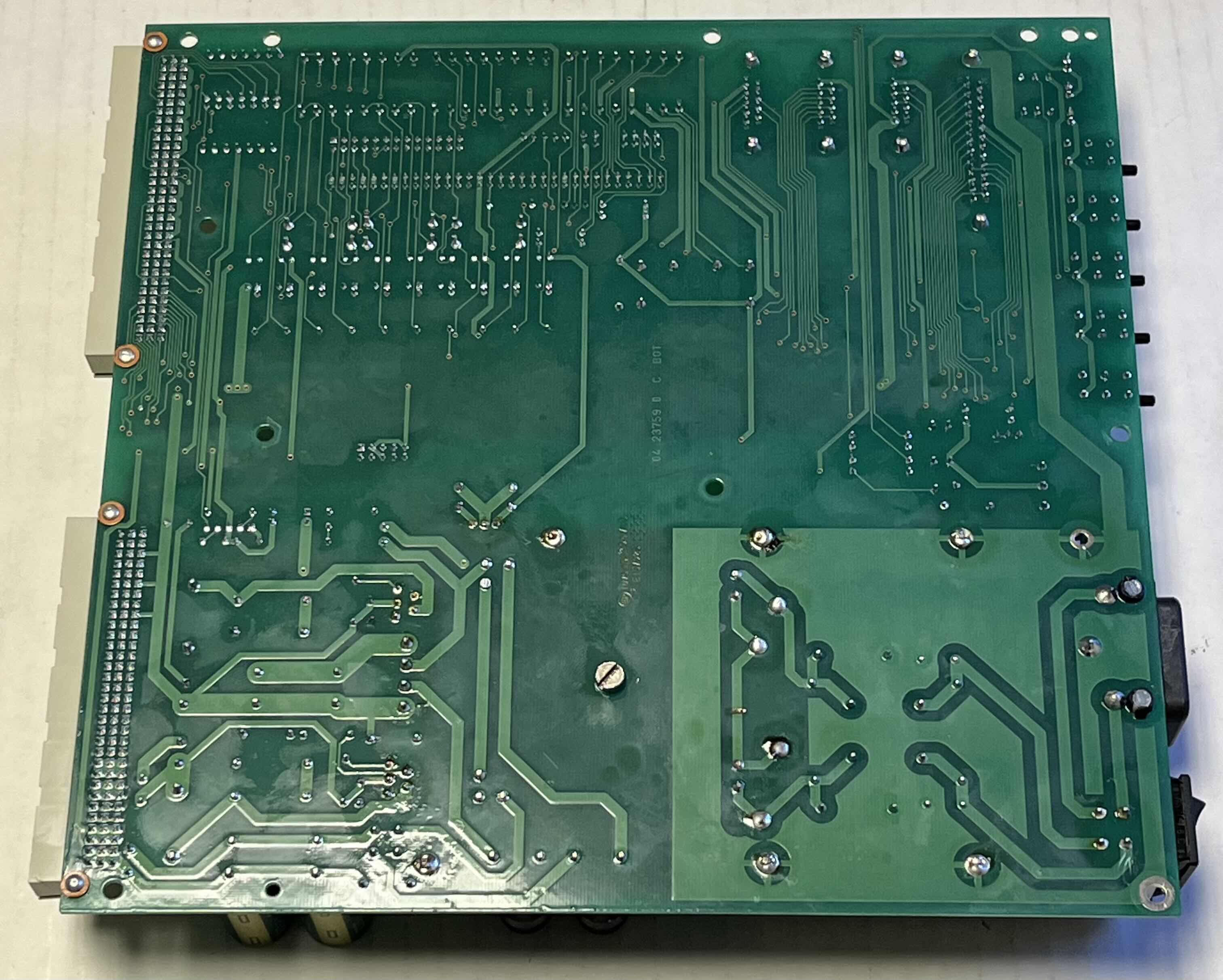 Photo 1 of SCHEIDT & BACHMANN CIRCUITBOARD BEST.LPL.VB.PL.+NT 120V RSTE20-E EPR6 KONDENS.PCB CON.BOARD+PS 120V RST (EMB.VI) TROPICALIZED Artnr. 04 332610 (A) 4514