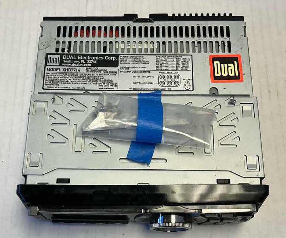 Photo 1 of DUAL BLUETOOTH CD CAR STEREO MODEL XHD7714