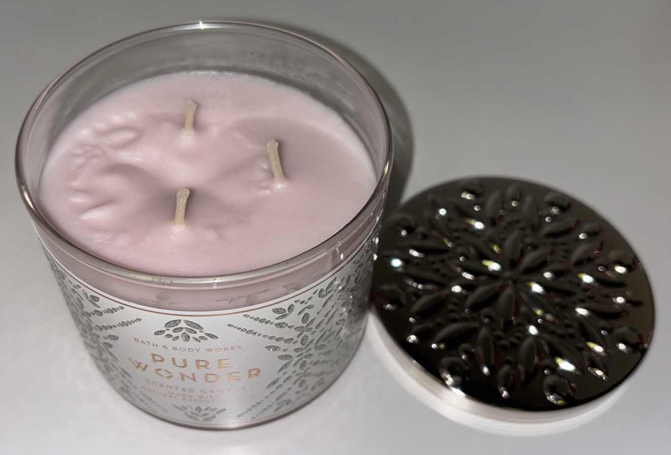 Photo 1 of NEW BATH & BODY WORKS PURE WONDER SCENTED CANDLE