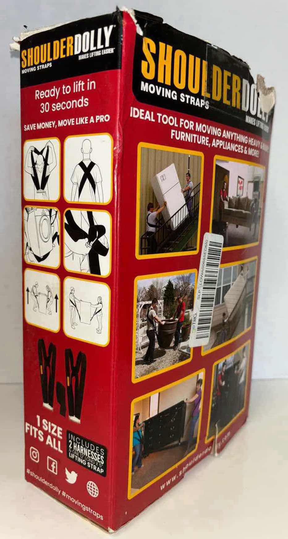 Photo 1 of SHOULDER DOLLY MOVING STRAPS (MOVES ITEMS UP TO 800 LBS)