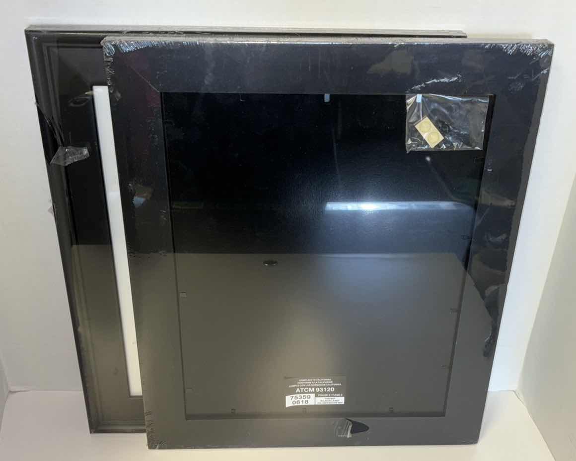 Photo 1 of NEW METROPOLITAN 11” X 14” BLACK PICTURE FRAME (2)