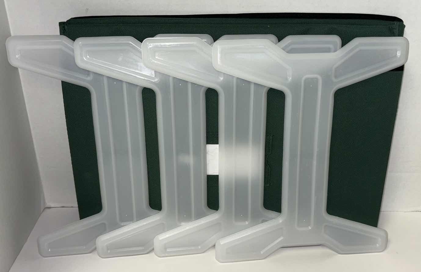 View 2 of NEW ZOBER PREMIUM HEAVY DUTY LIGHTS STORAGE BOX INCLUDES 4 LIGHT WRAPS (GREEN) 17” X 12” 10”H