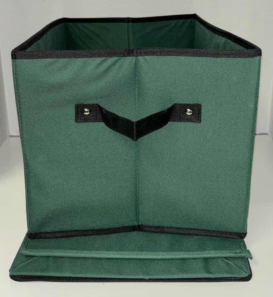 View 4 of NEW ZOBER PREMIUM HEAVY DUTY LIGHTS STORAGE BOX INCLUDES 4 LIGHT WRAPS (GREEN) 17” X 12” 10”H