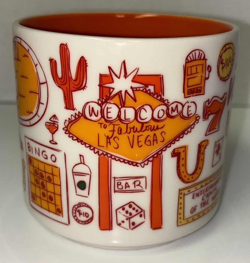 Photo 1 of STARBUCKS “BEEN THERE SERIES- ACROSS THE GLOBE COLLECTION”, LAS VEGAS 14 OZ CERAMIC MUG