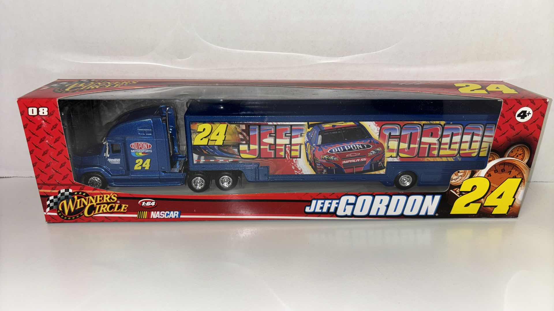 View 2 of NEW 2-PACK WINNERS CIRCLE NASCAR 2009 JEFF GORDON #24 1:64 SCALE RIG/TRAILER SETS (#90062 & #70546)