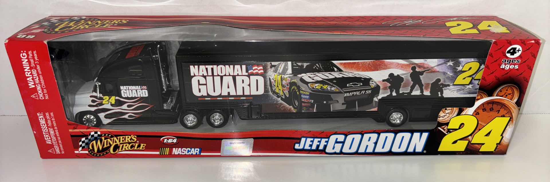 View 3 of NEW 2-PACK WINNERS CIRCLE NASCAR 2009 JEFF GORDON #24 1:64 SCALE RIG/TRAILER SETS (#07041 & #06740)