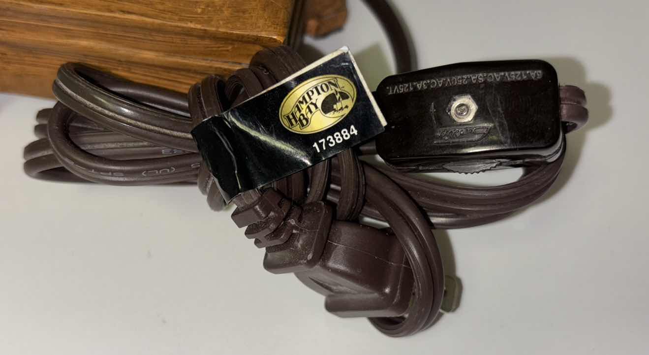 Photo 1 of PAIR OF HAMPTON BAY CLASSIC COLLECTION DECORATIVE 16” ACCENT LAMPS