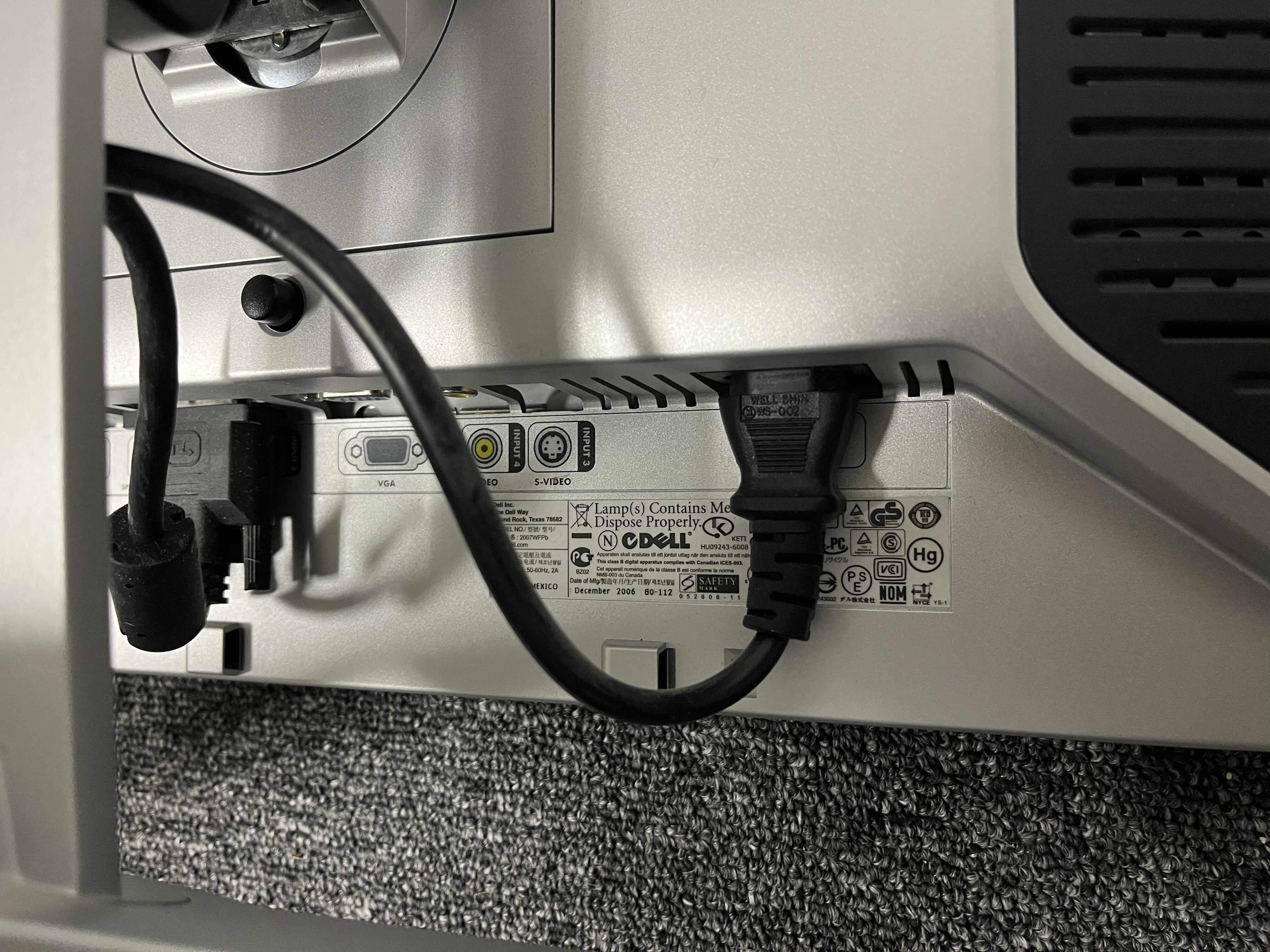 Photo 1 of DELL 20” COMPUTER MONITOR MODEL 2007WFPb