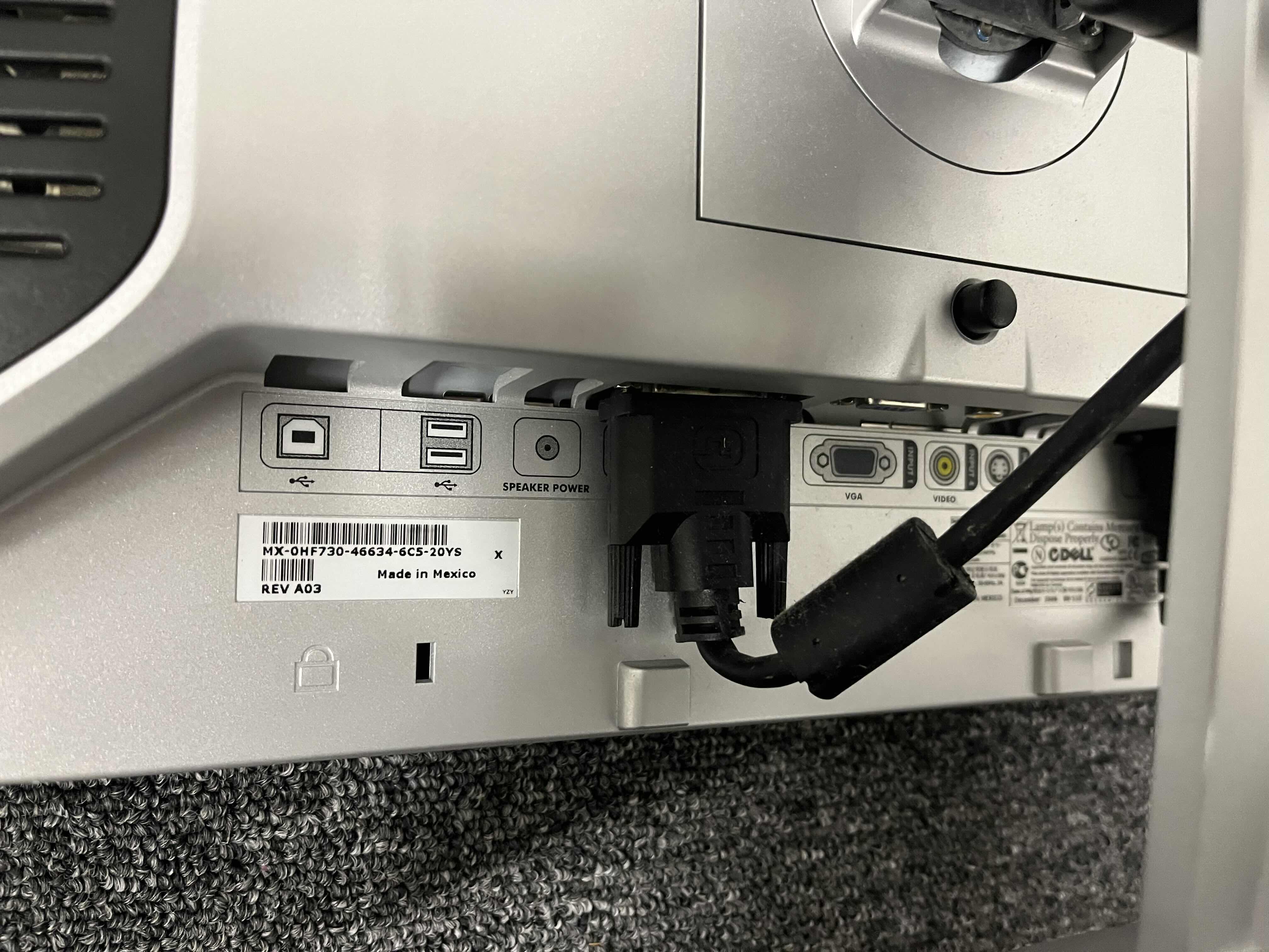 Photo 1 of DELL 20” COMPUTER MONITOR MODEL 2007WFPb