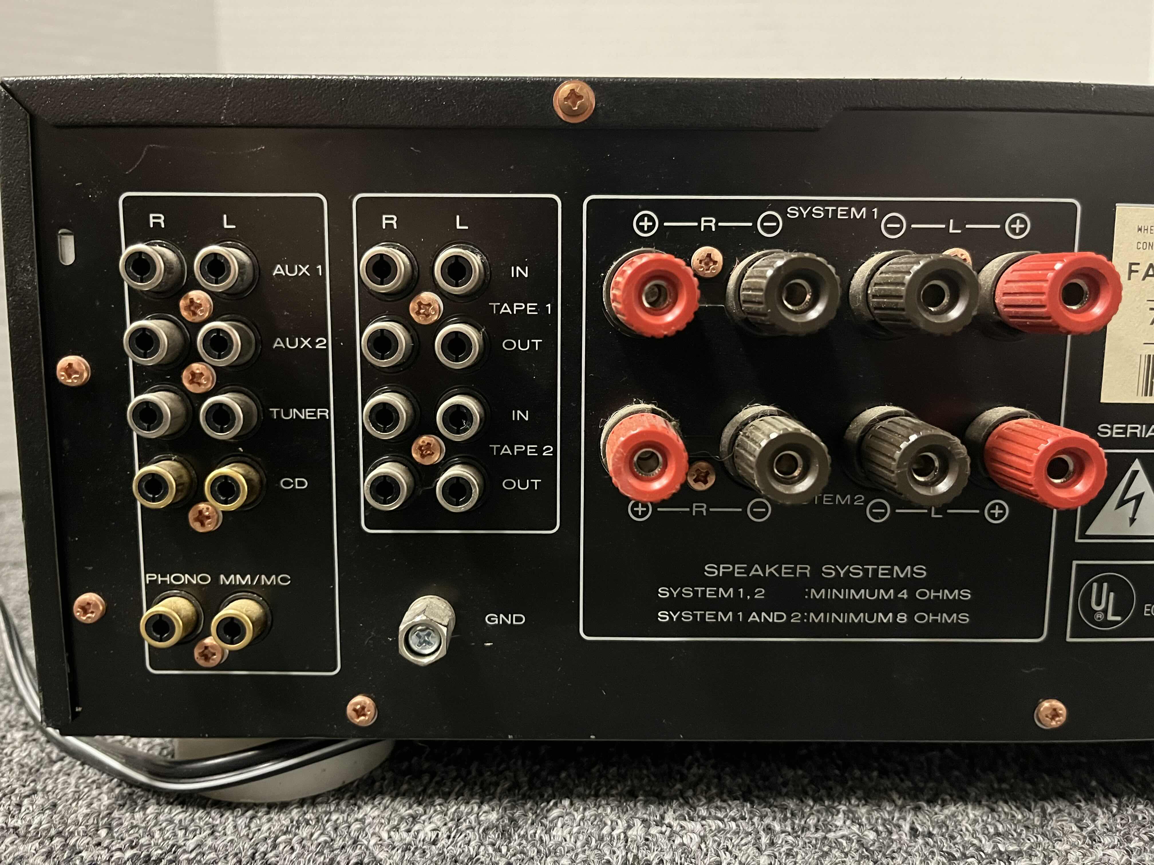 Photo 1 of PHILIPS INTEGRATED AMPLIFIER MODEL FA-50XX BK01