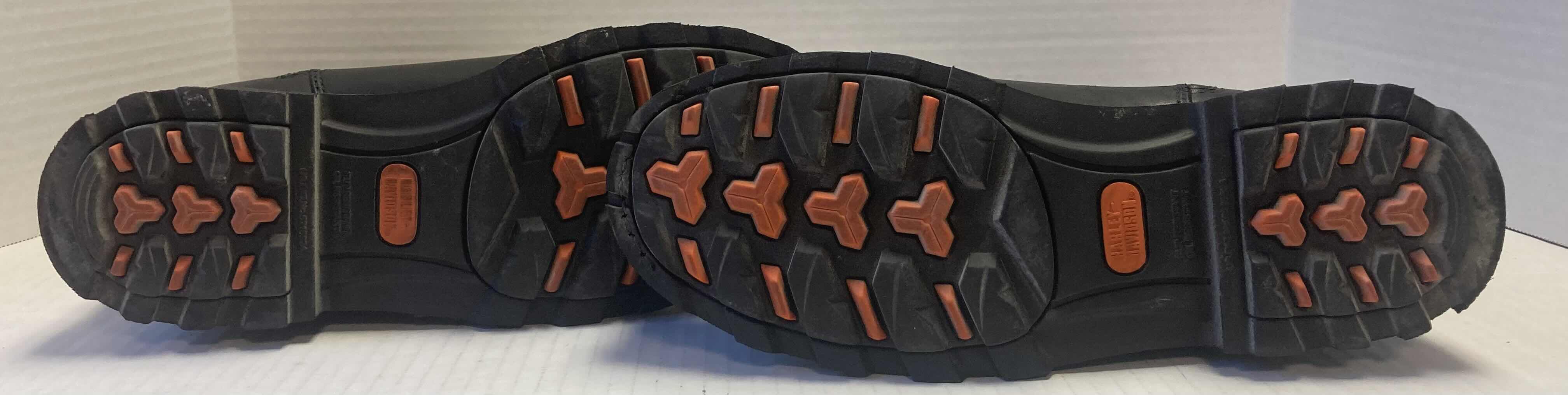 Photo 1 of HARLEY DAVIDSON BLACK LEATHER MOTORCYCLE BOOTS MEN’S SIZE 9M