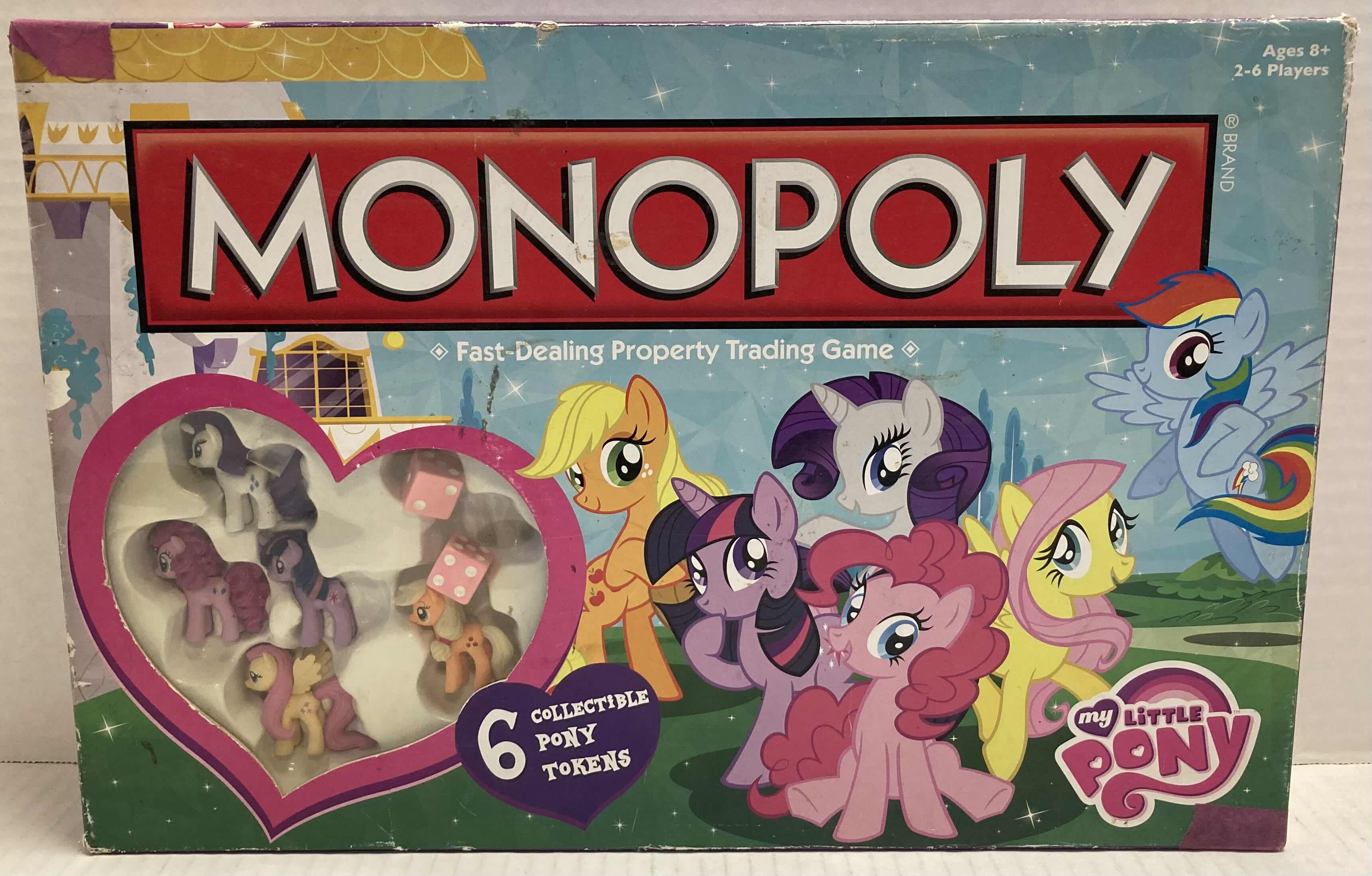 Photo 1 of HASBRO GAMING MONOPOLY MY LITTLE PONY EDITION & OUTSET PICTURE CHARADES BOARD GAME