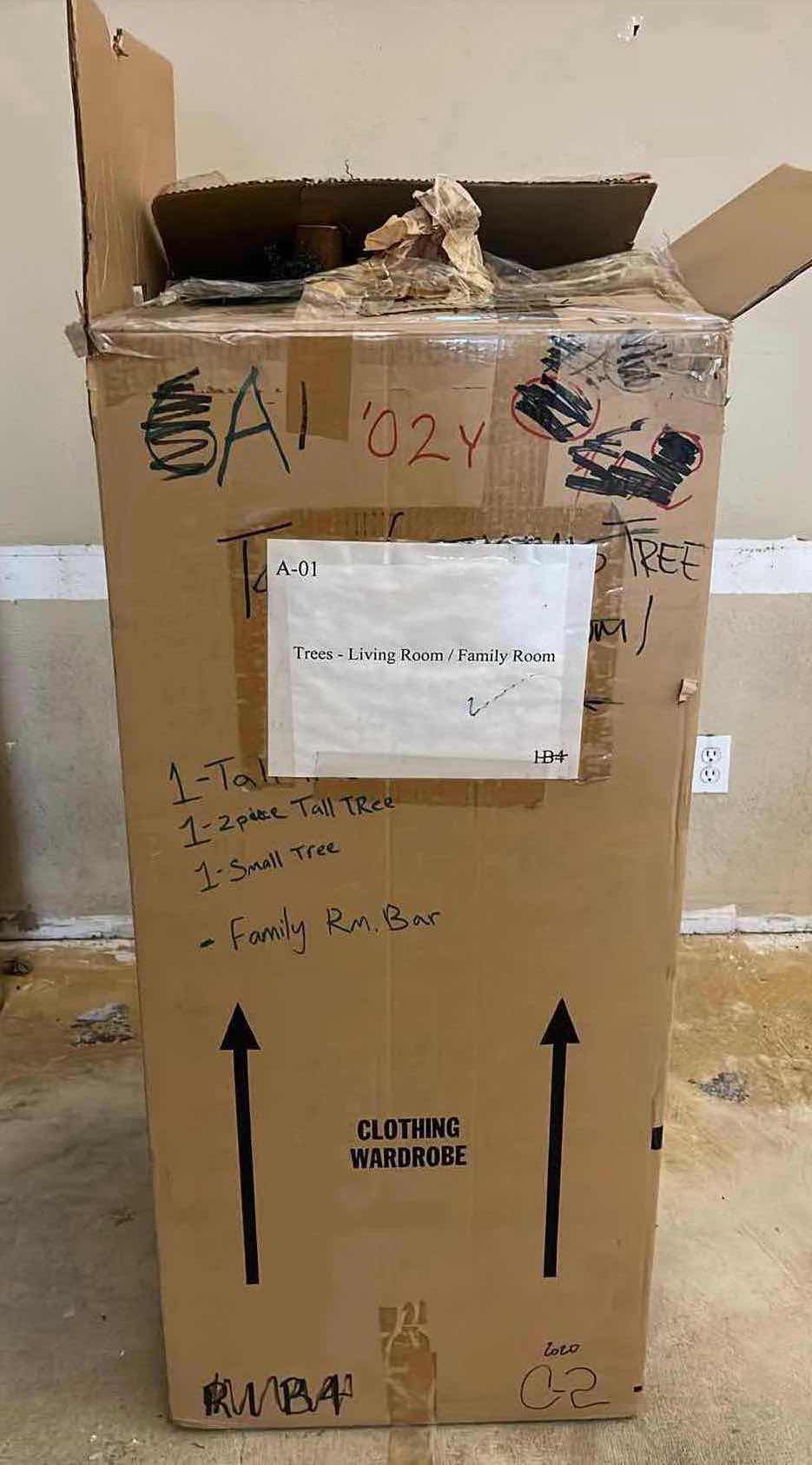 Photo 1 of CHRISTMAS REALISTIC PINE TREES W METAL STANDS (4) H38”-H48”