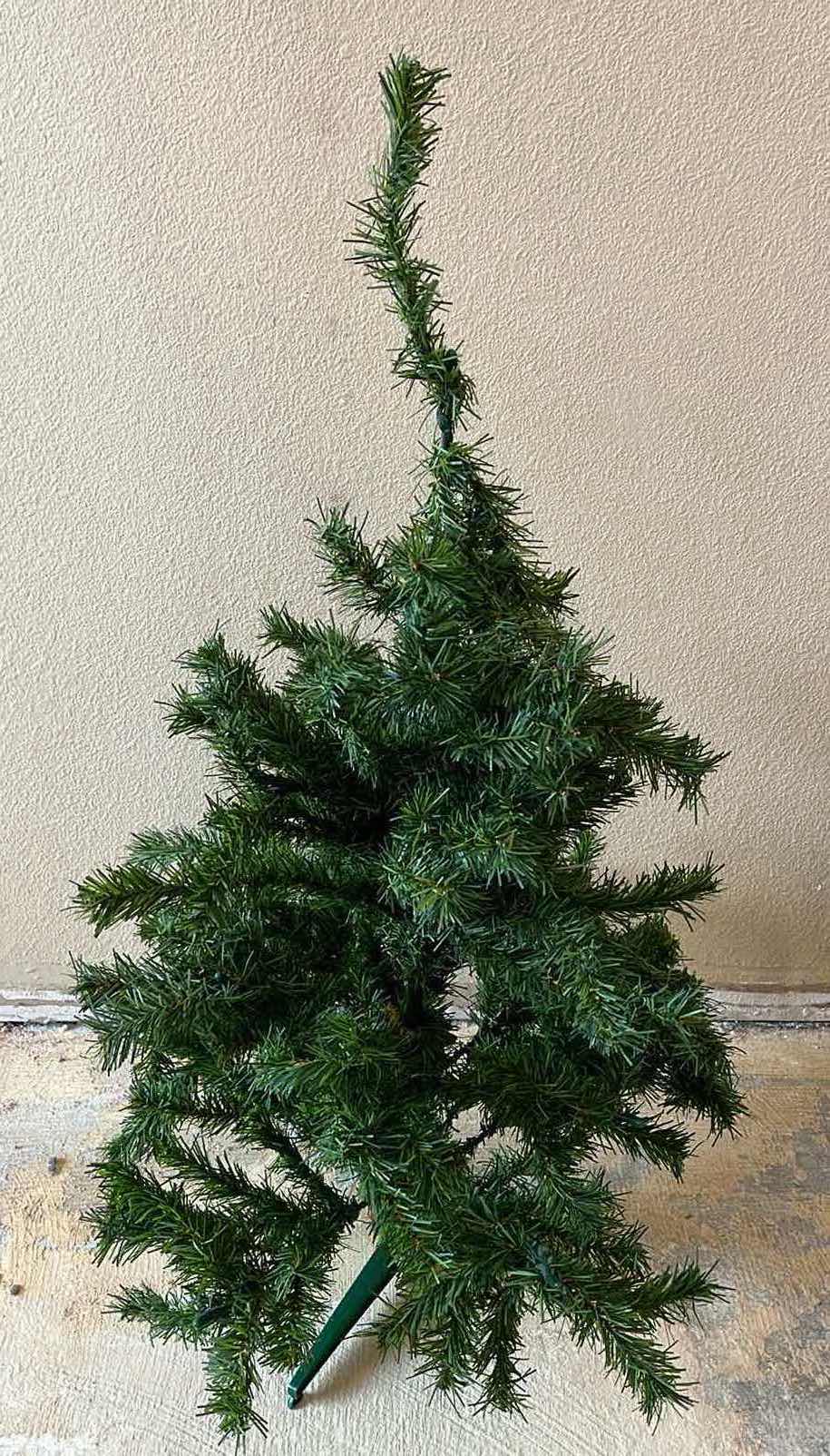 Photo 1 of CHRISTMAS TREES W STANDS (3) 18”-24” X H39”-52”