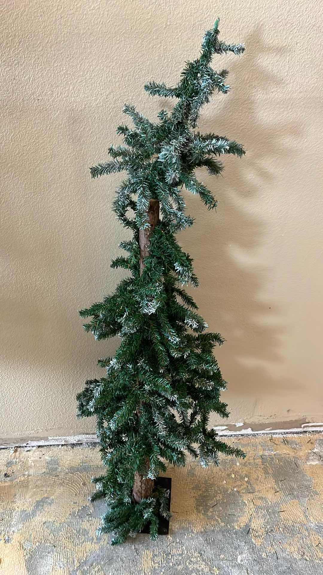 Photo 1 of CHRISTMAS REALISTIC PINE TREES W METAL STANDS (2) H48” & H61”