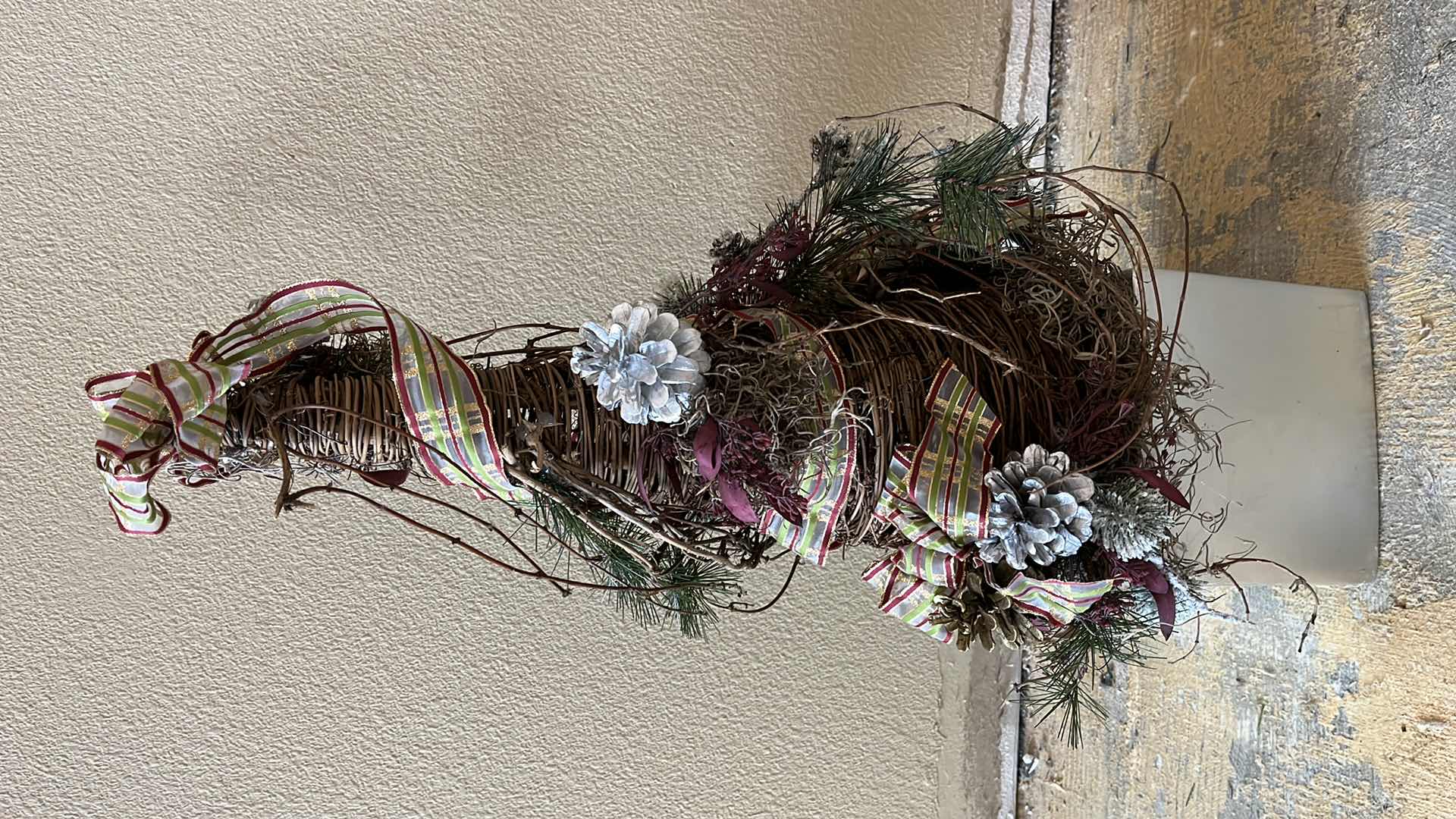 Photo 1 of FALL CHRISTMAS TREE W CERAMIC POT 7” X 7” H27”