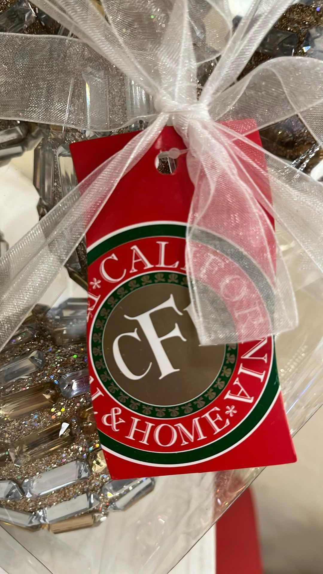 Photo 1 of CFI CHRISTMAS 4” BEJEWELED ORNAMENTS (6)