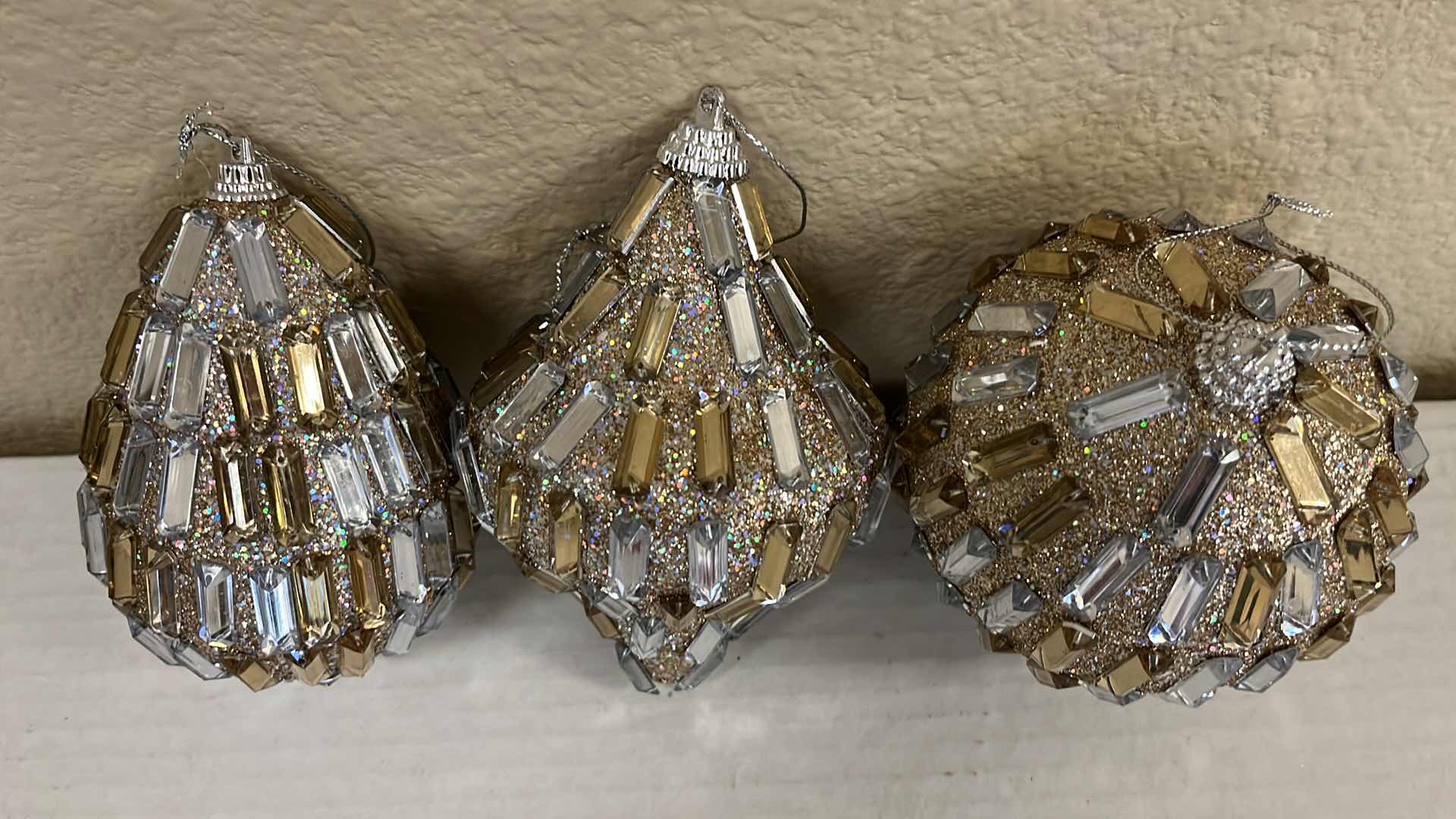 Photo 1 of CFI CHRISTMAS 4” BEJEWELED ORNAMENTS (27)